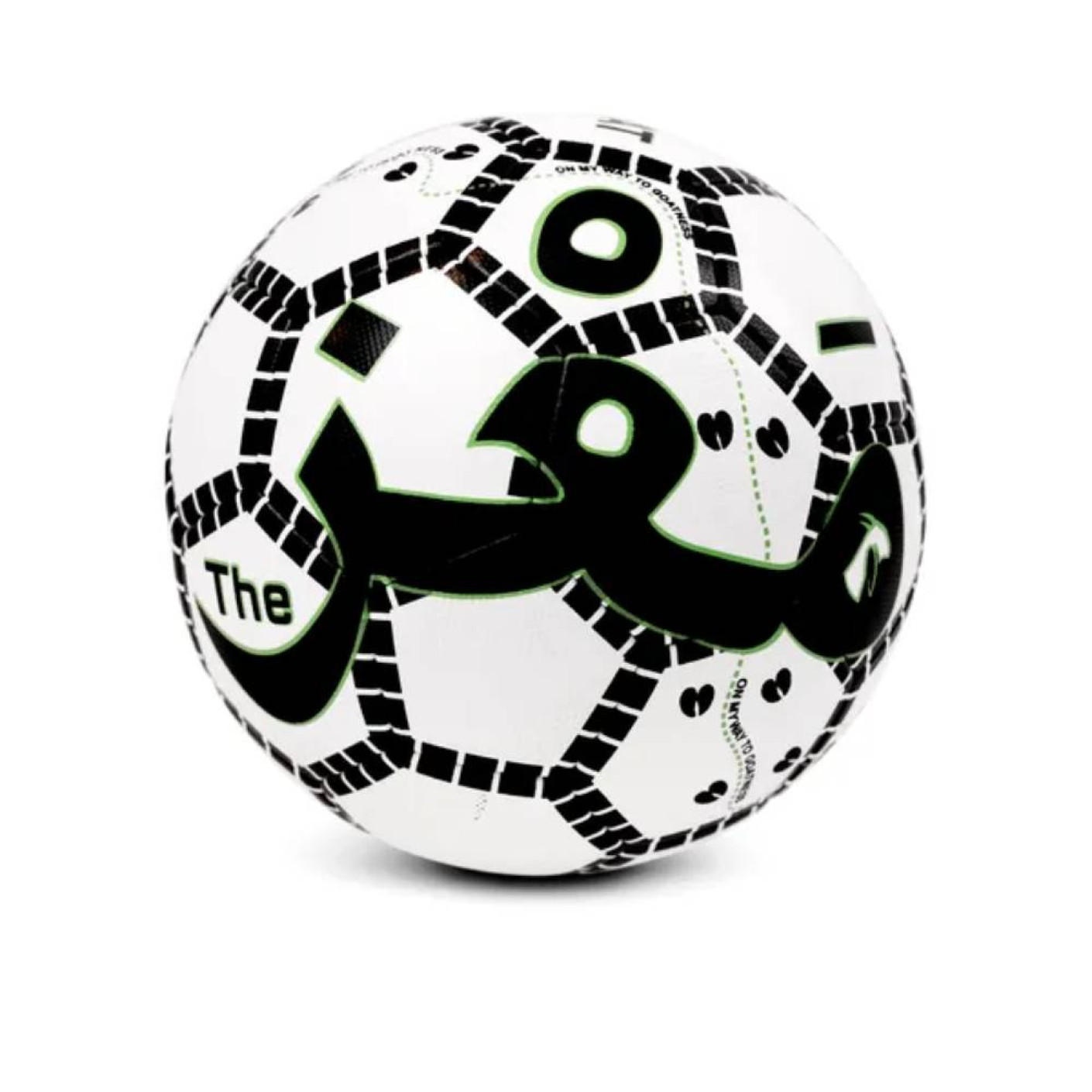 Touzani FC Straat GOAT Straatvoetbal Maat 5 Wit Zwart