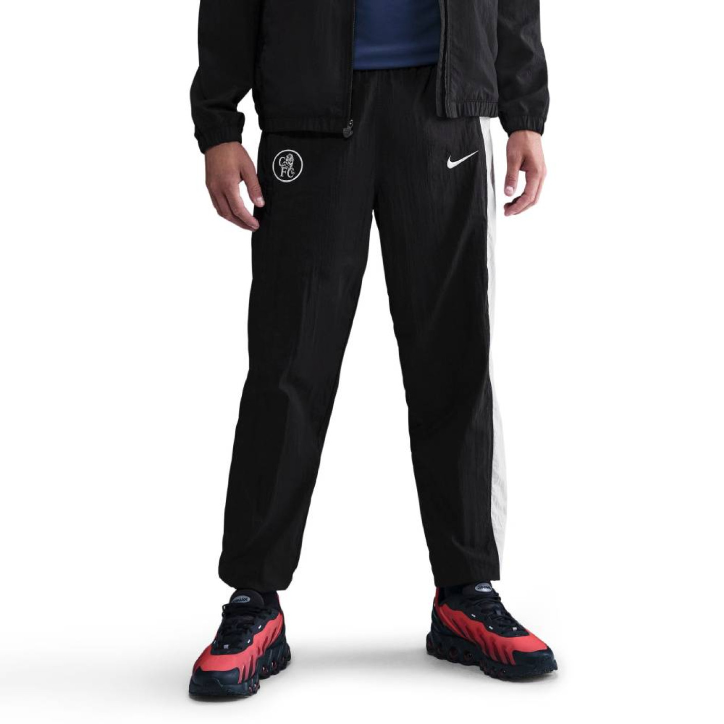 Nike Chelsea Total 90 Trainingsbroek Woven 2025-2026 Zwart Wit