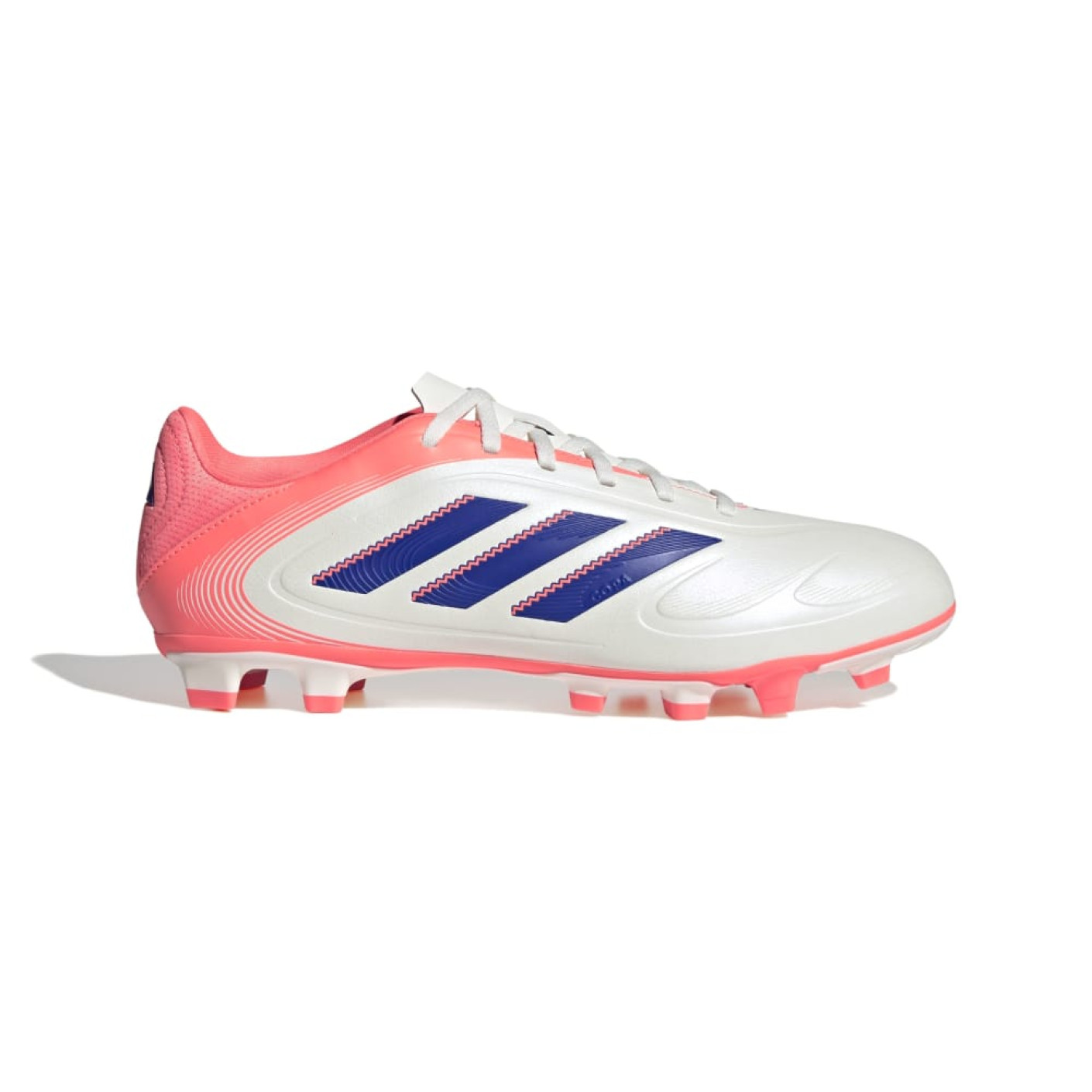 adidas Copa Pure III Club Gras / Kunstgras Voetbalschoenen (MG) Gebroken Wit Blauw Roze