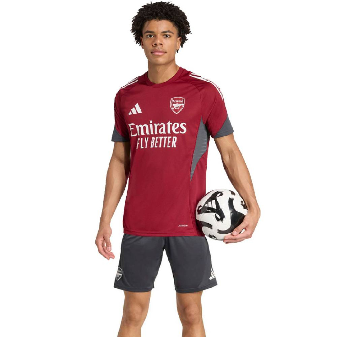 adidas Arsenal European Training Set 2025-2026 Red Grey White