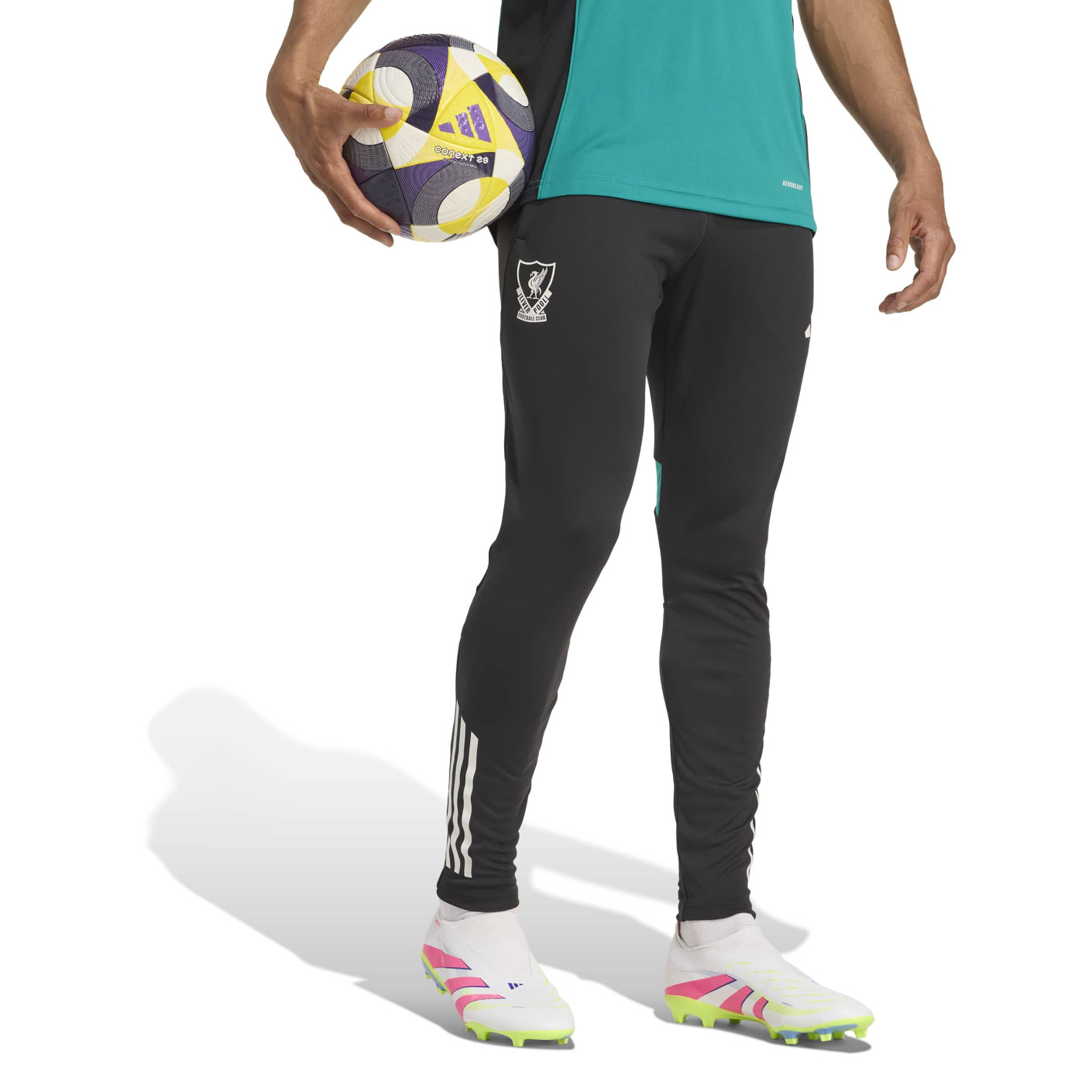 adidas Liverpool European Training pants 2025-2026 Black White Green