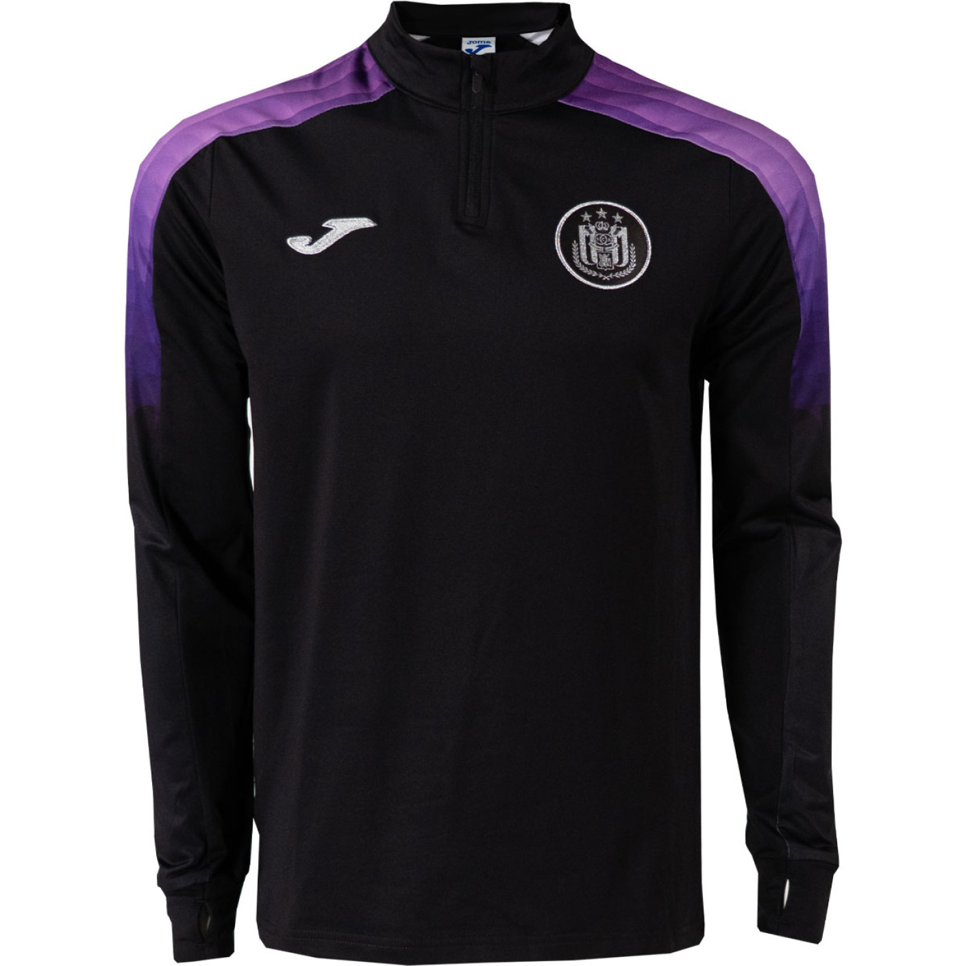 Joma RSC Anderlecht Training sweater 1/4-Zip 2025-2026 Black Purple