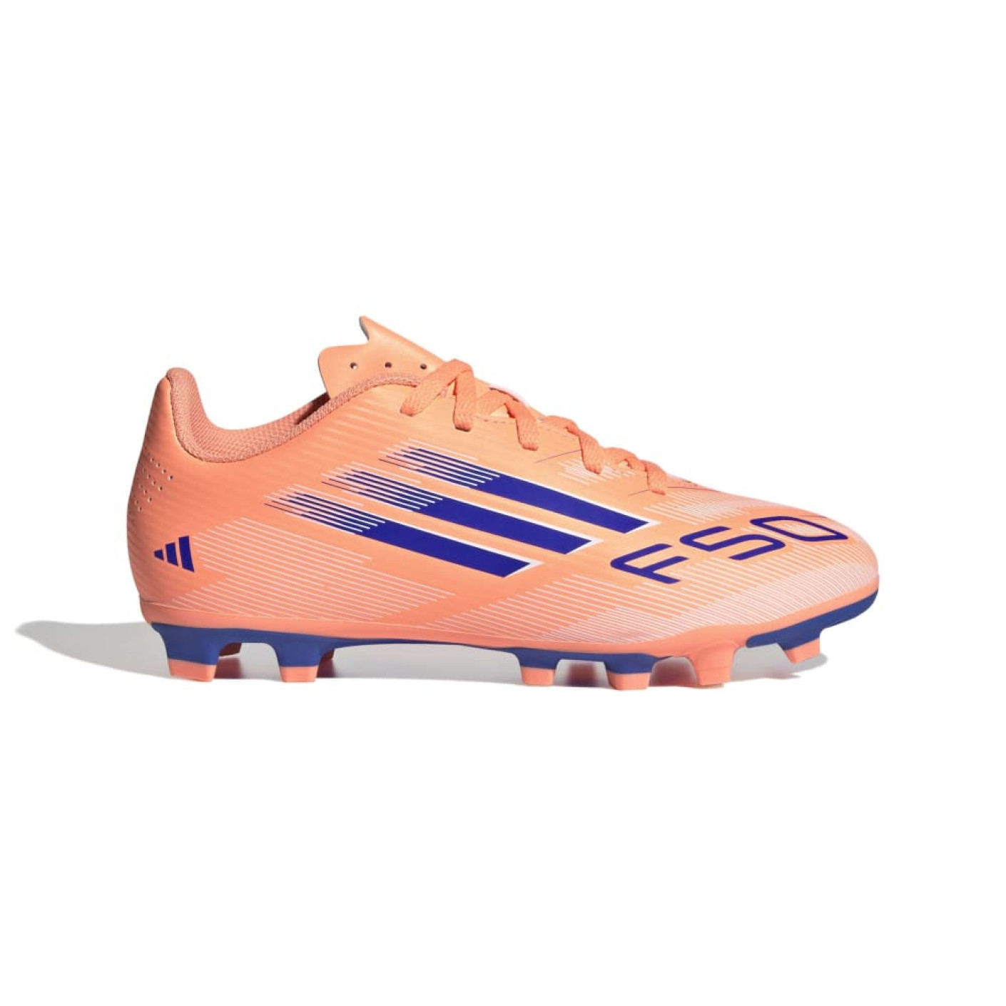 adidas F50 Club Grass/Artificial Grass Football Boots (MG) Kids Orange Blue White