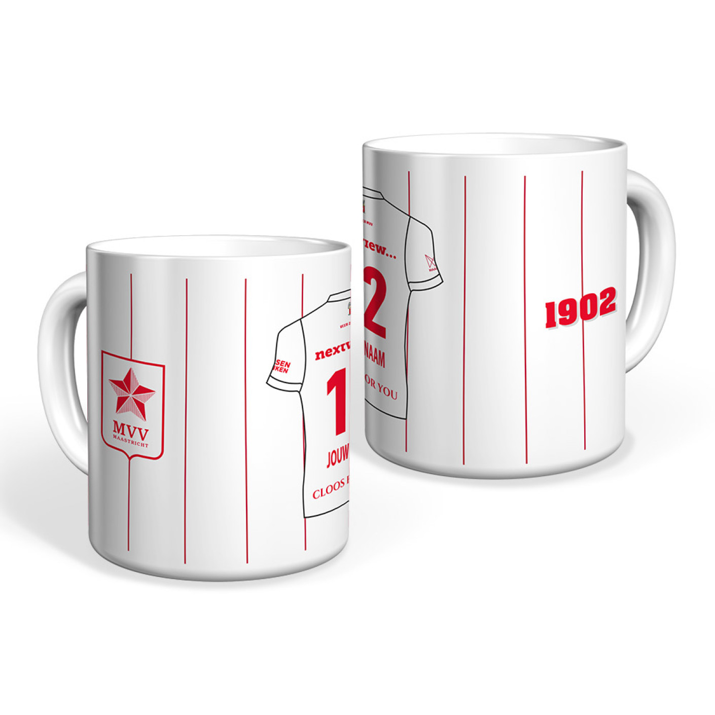 MVV Maastricht  Mok 3e shirt 2025-2026 Gepersonaliseerd