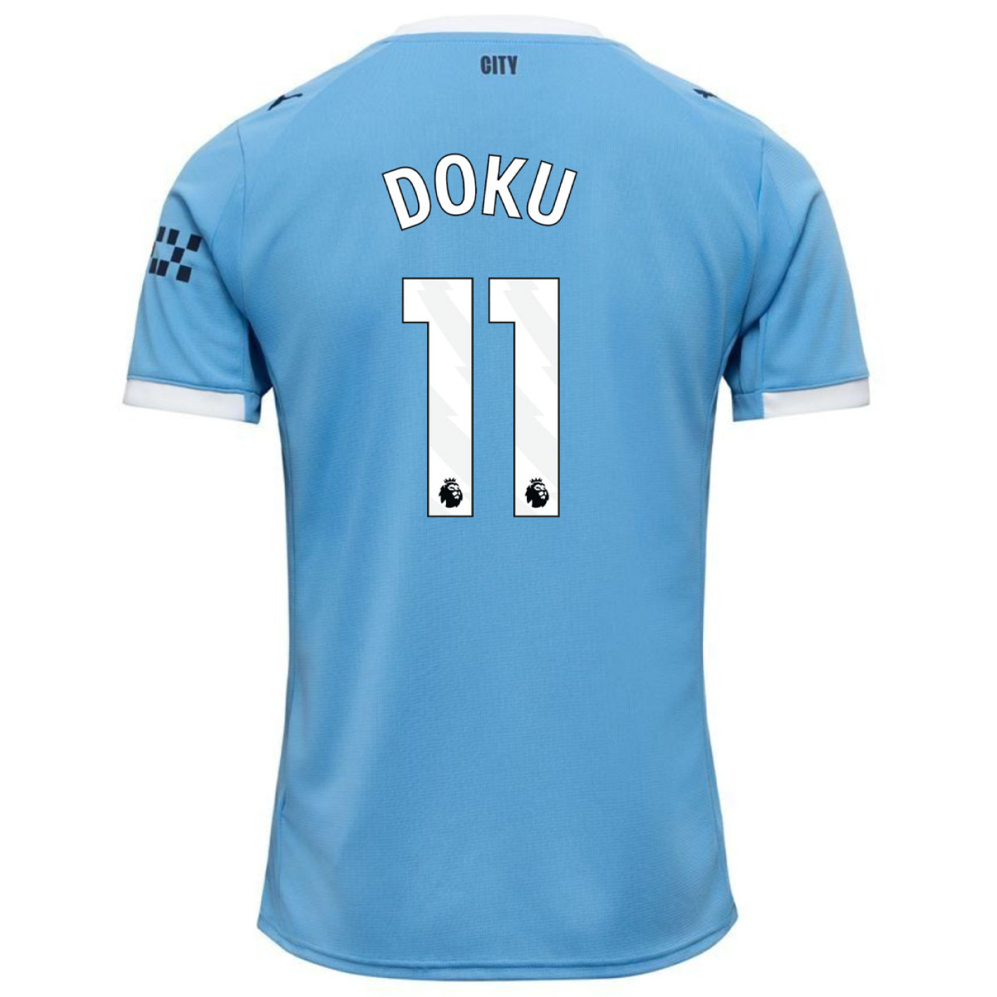 PUMA Manchester City Doku 11 Home Shirt 2025-2026 Kids