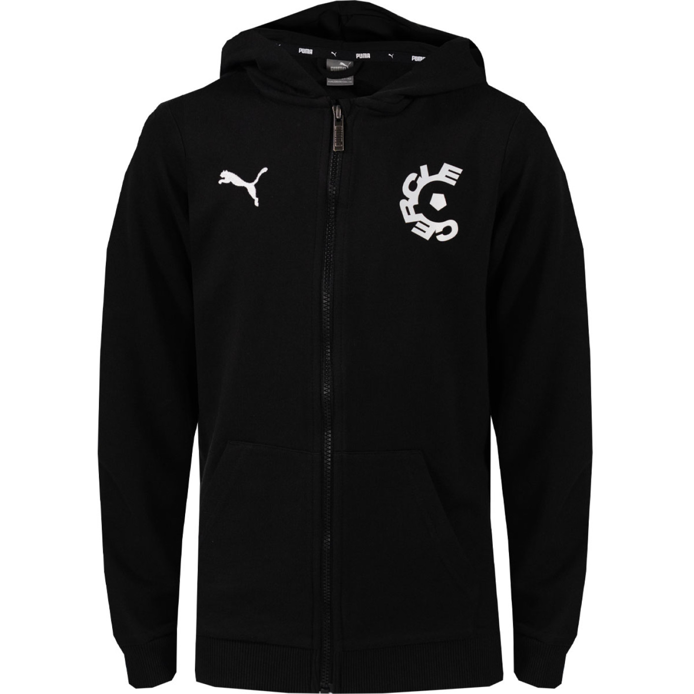 PUMA Cercle Brugge Casual Hoodie 2025-2026 Kids Black