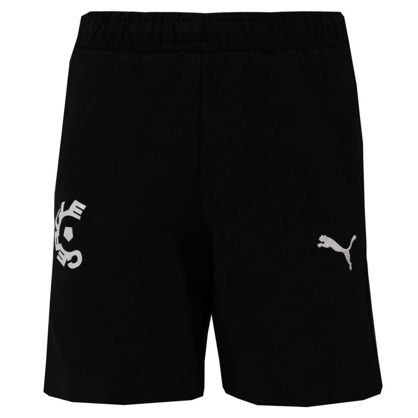 PUMA Cercle Brugge Casual Shorts 2025-2026 for Kids 2025-2026, black