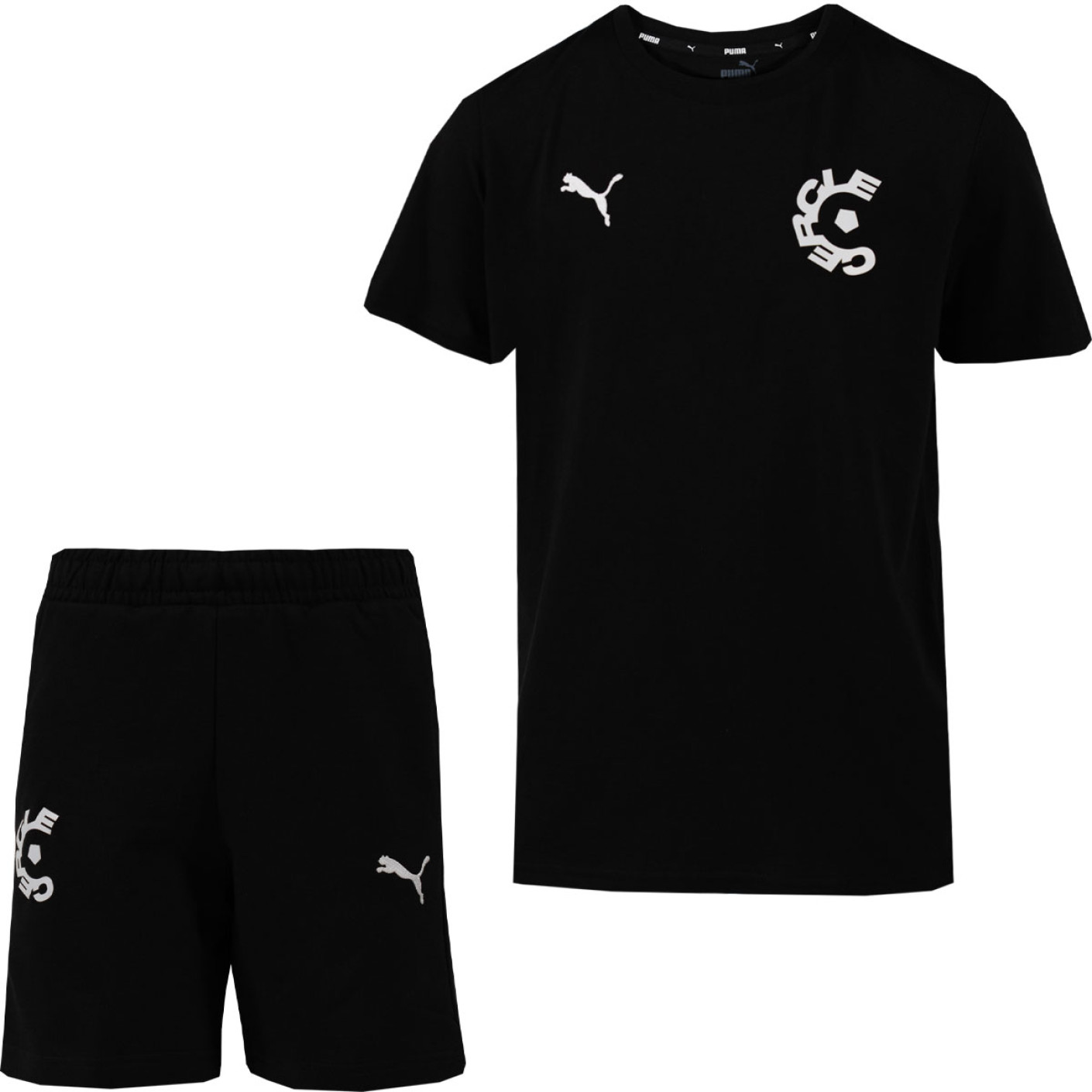 PUMA Cercle Brugge Casual Summer Set 2025-2026 Kids Black