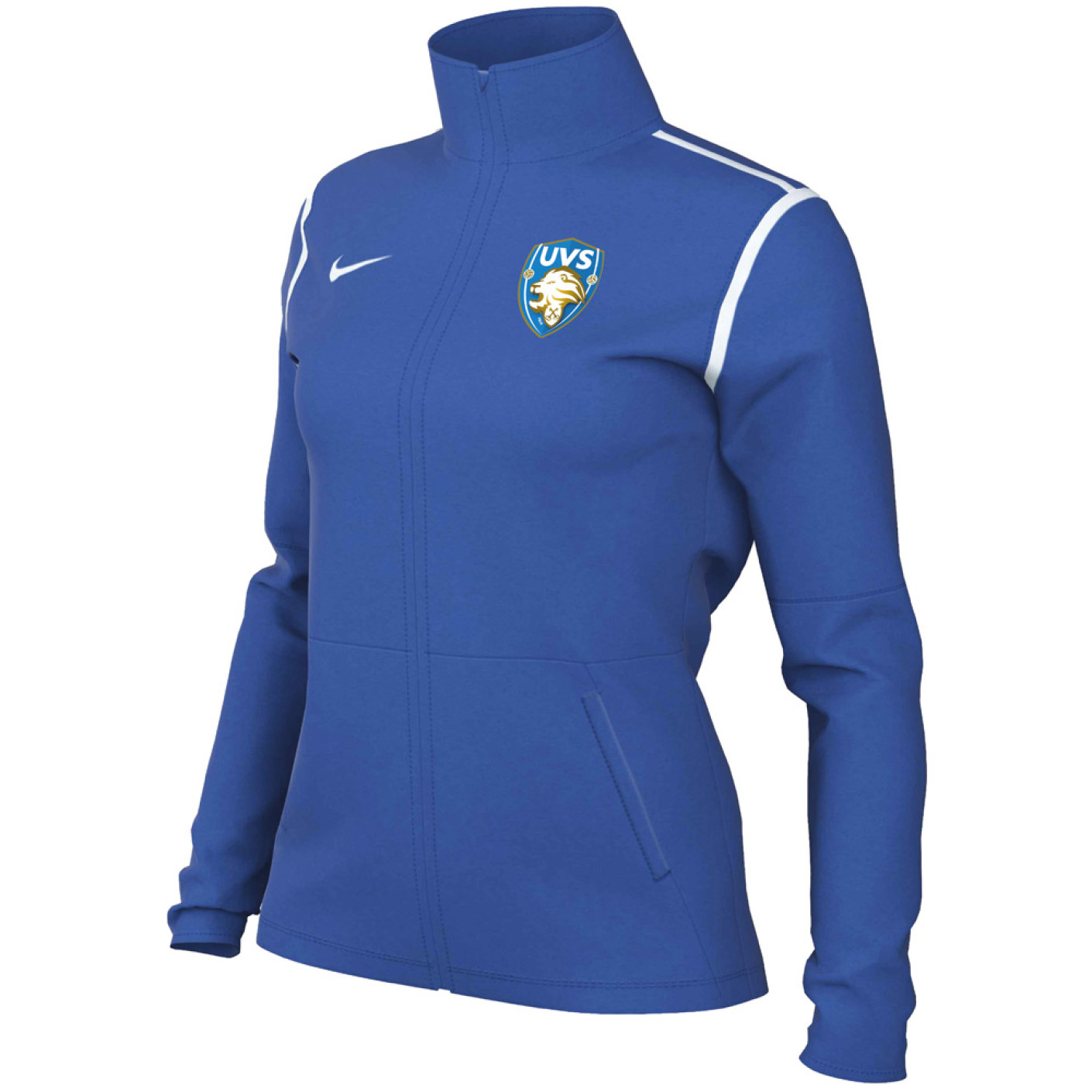 UVS Leiden trainingsjack dames blauw