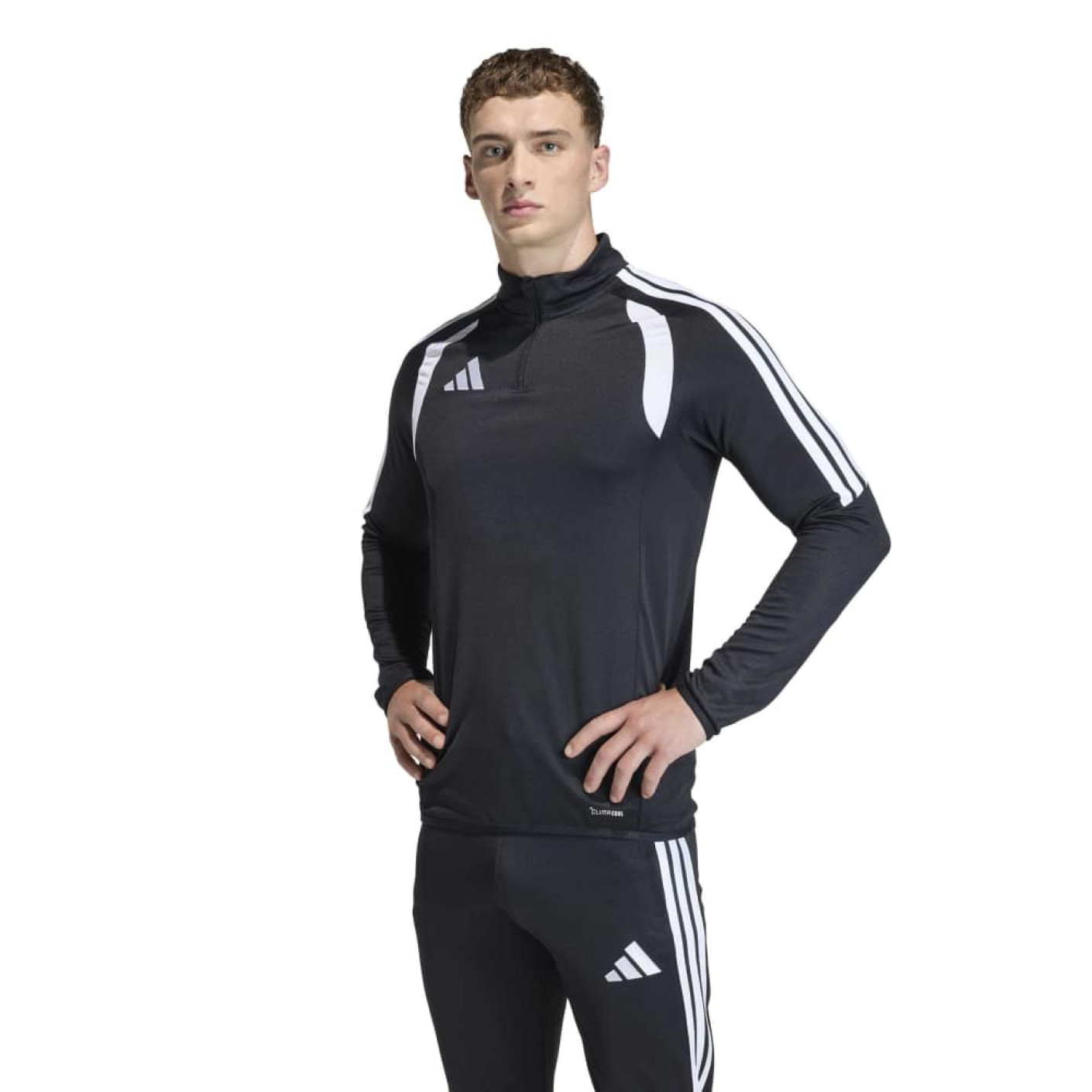 【tiro〜②】 adidas Tiro 26 League Tracksuit 1/4-Zip Black White - Voetbalshop.nl