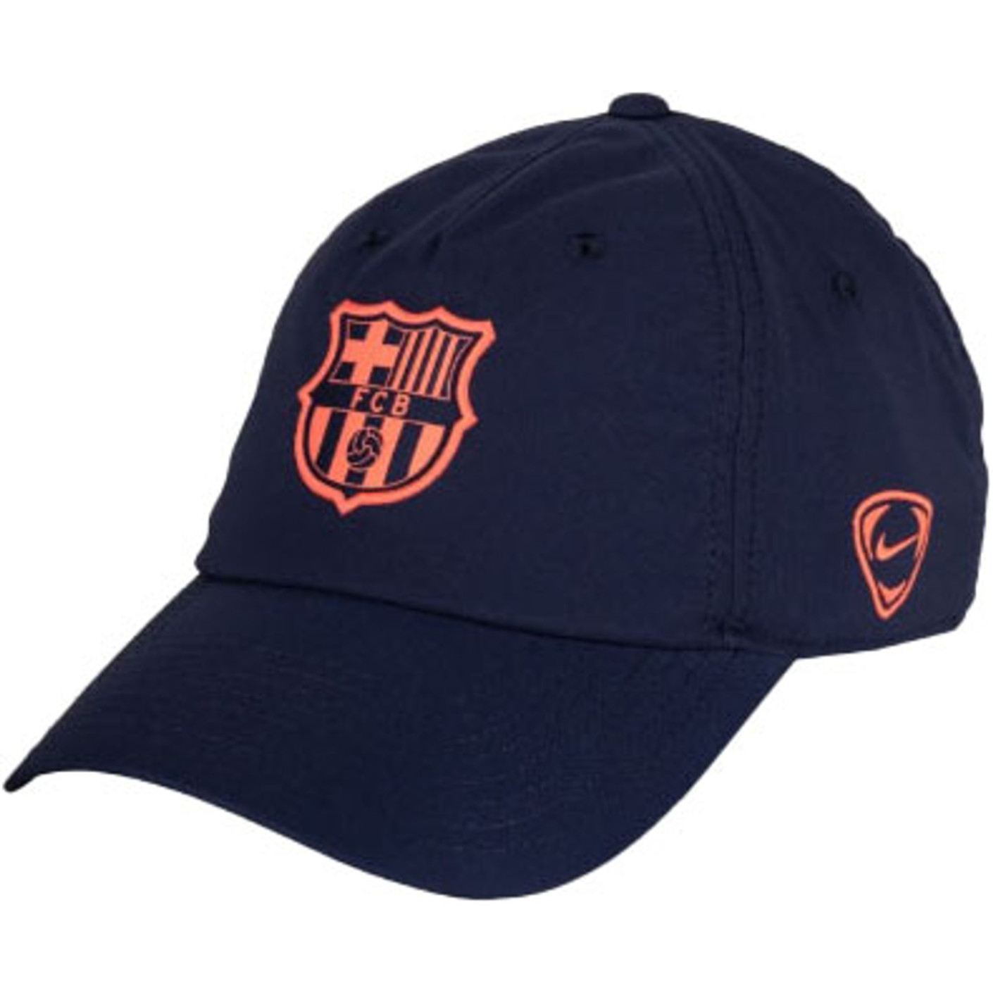 Nike FC Barcelona Club Pet 2025-2026 Donkerblauw Oranje