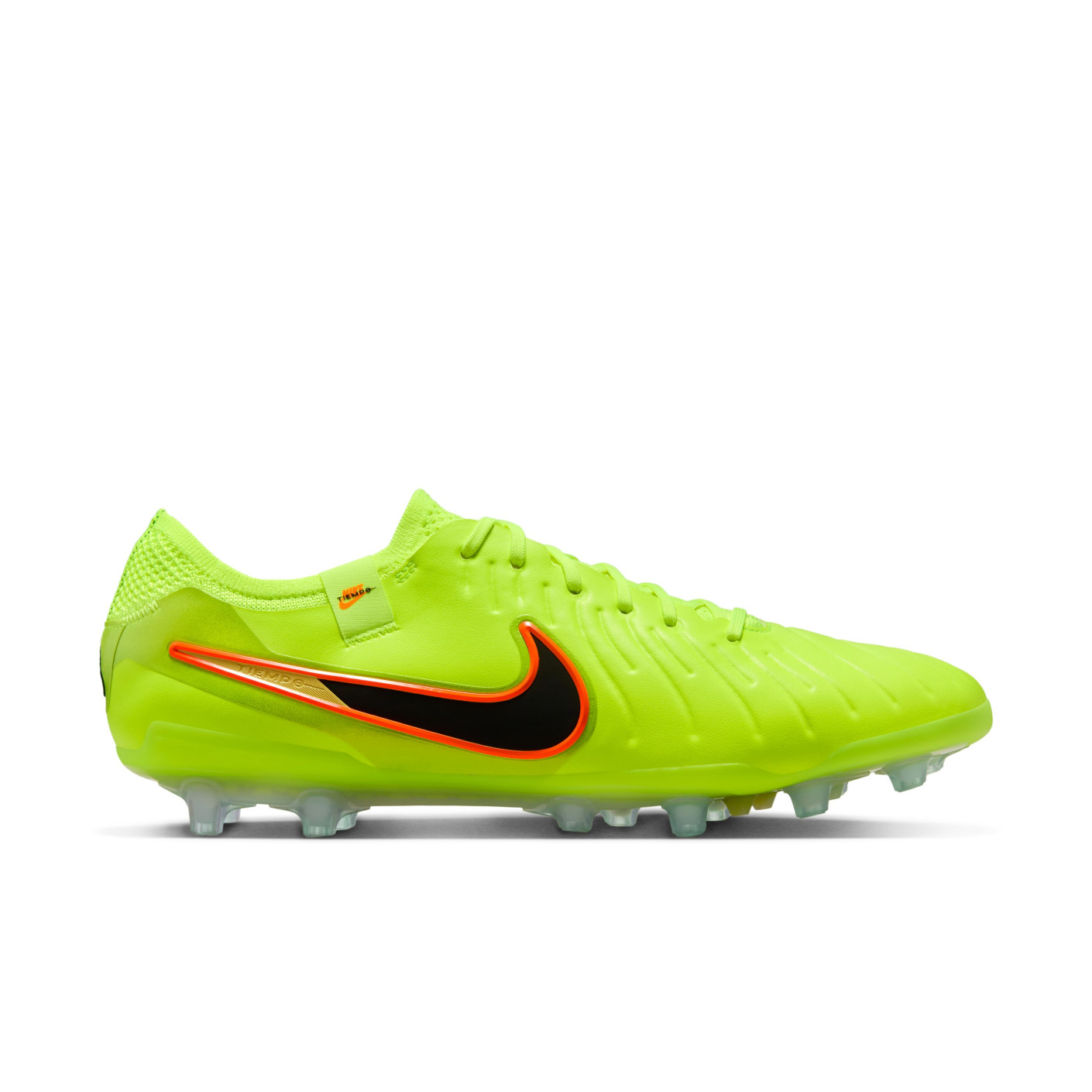 Nike Tiempo Legend 10 Elite Artificial Grass Football Boots (AG) Neon Yellow Black Orange