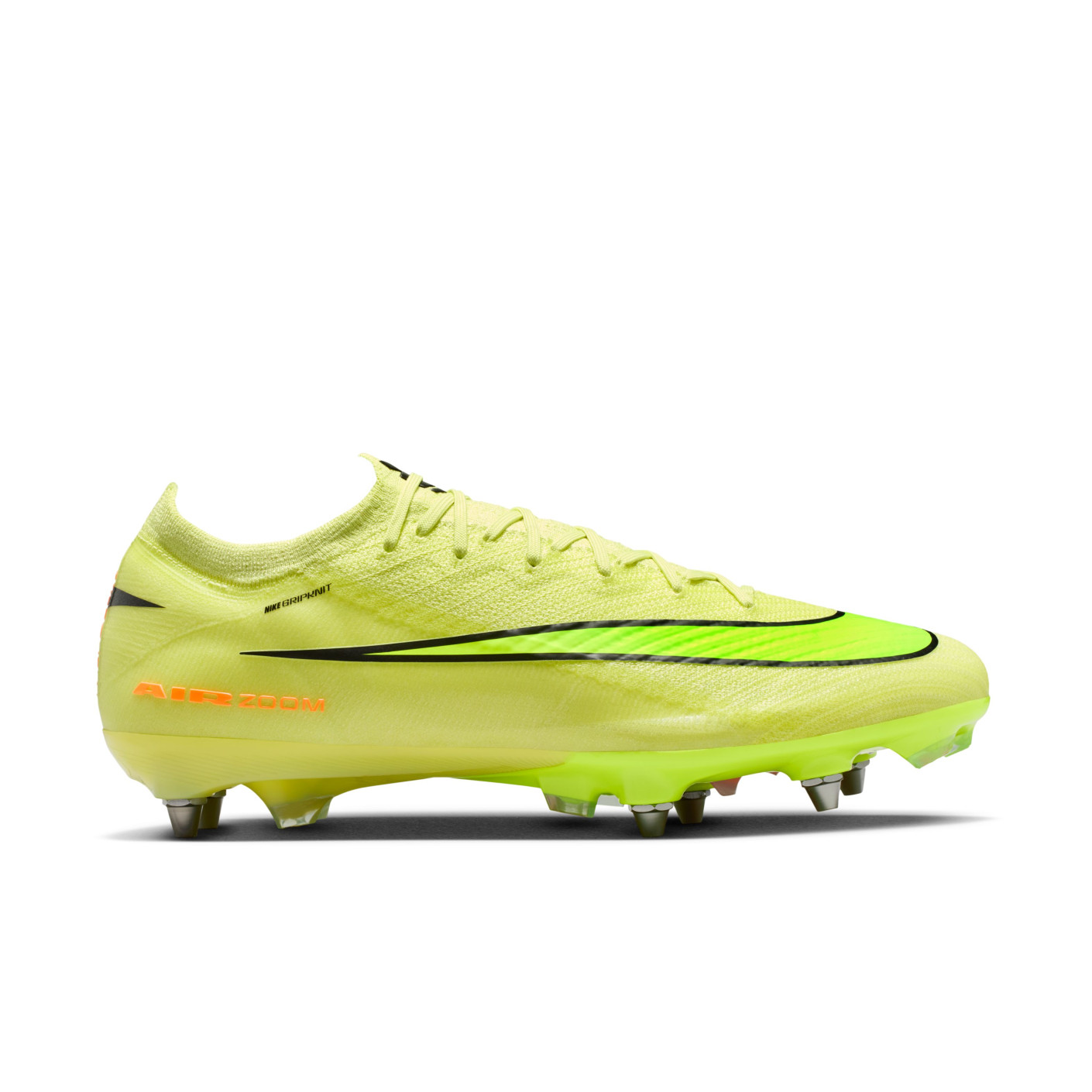 Nike Zoom Mercurial Vapor 16 Elite Iron Stud Football Boots (SG) Yellow Neon Yellow Orange