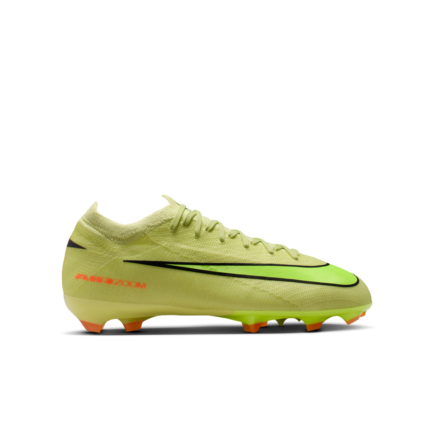 Nike Zoom Mercurial Vapor 16 Pro Gras Football Boots (FG) Kids Yellow Neon Yellow Orange