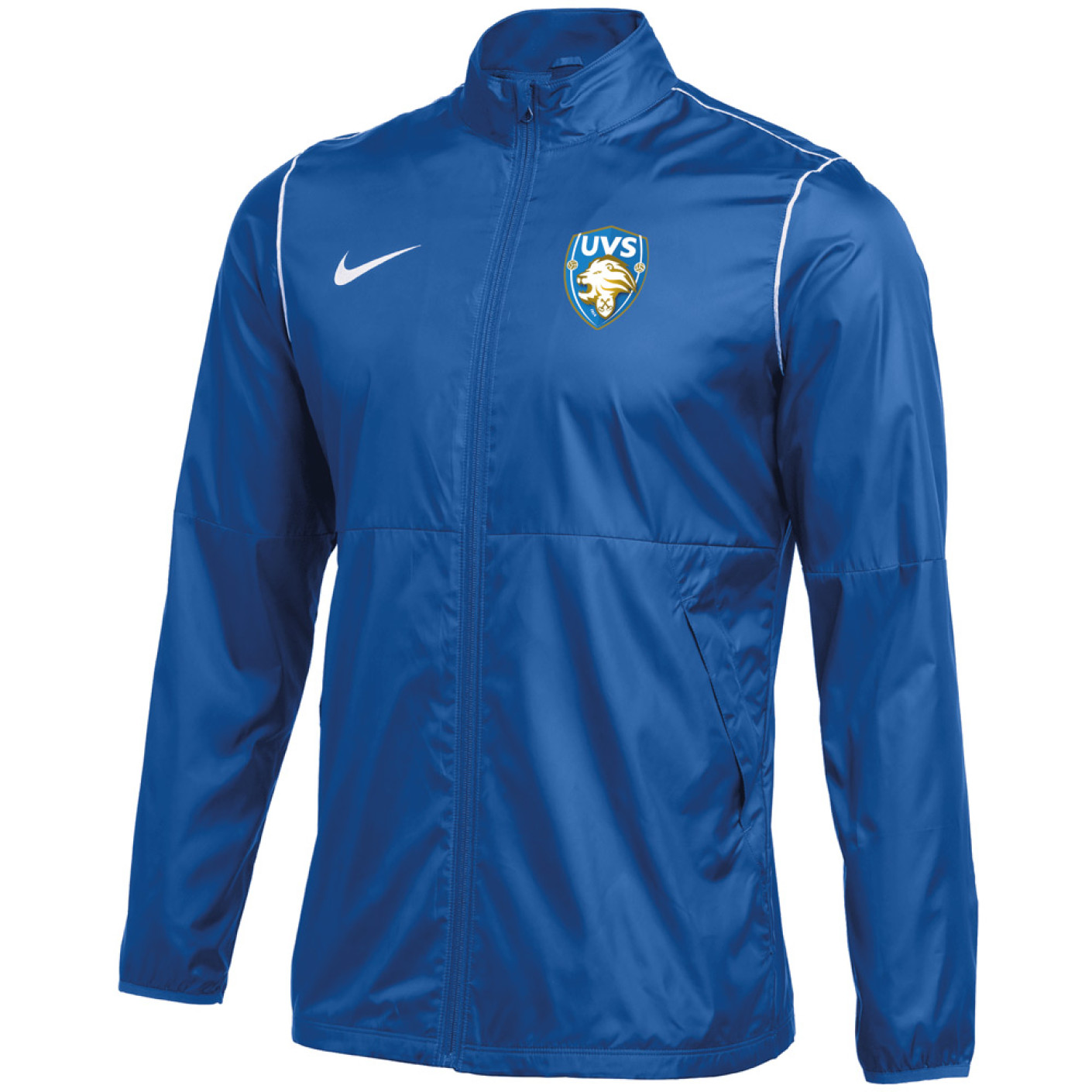 UVS Leiden regenjack senior blauw