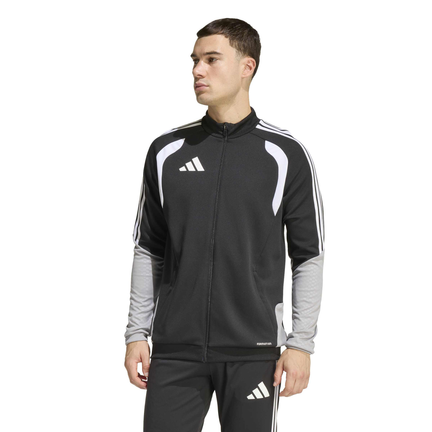 adidas Tiro 26 Competition Training Jacket Black Grey White