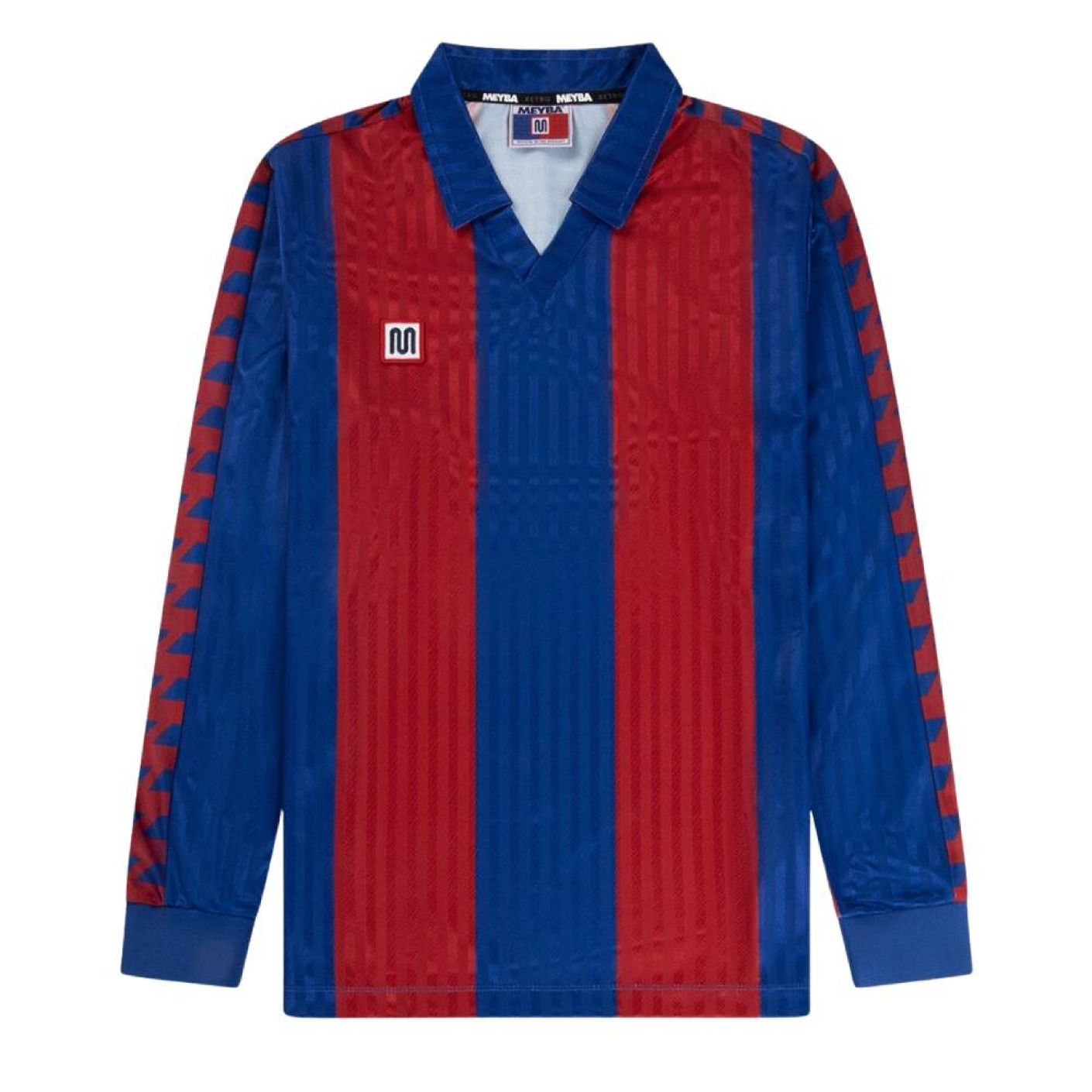 Meyba Blaugrana Thuisshirt Lange Mouwen 1989-1991