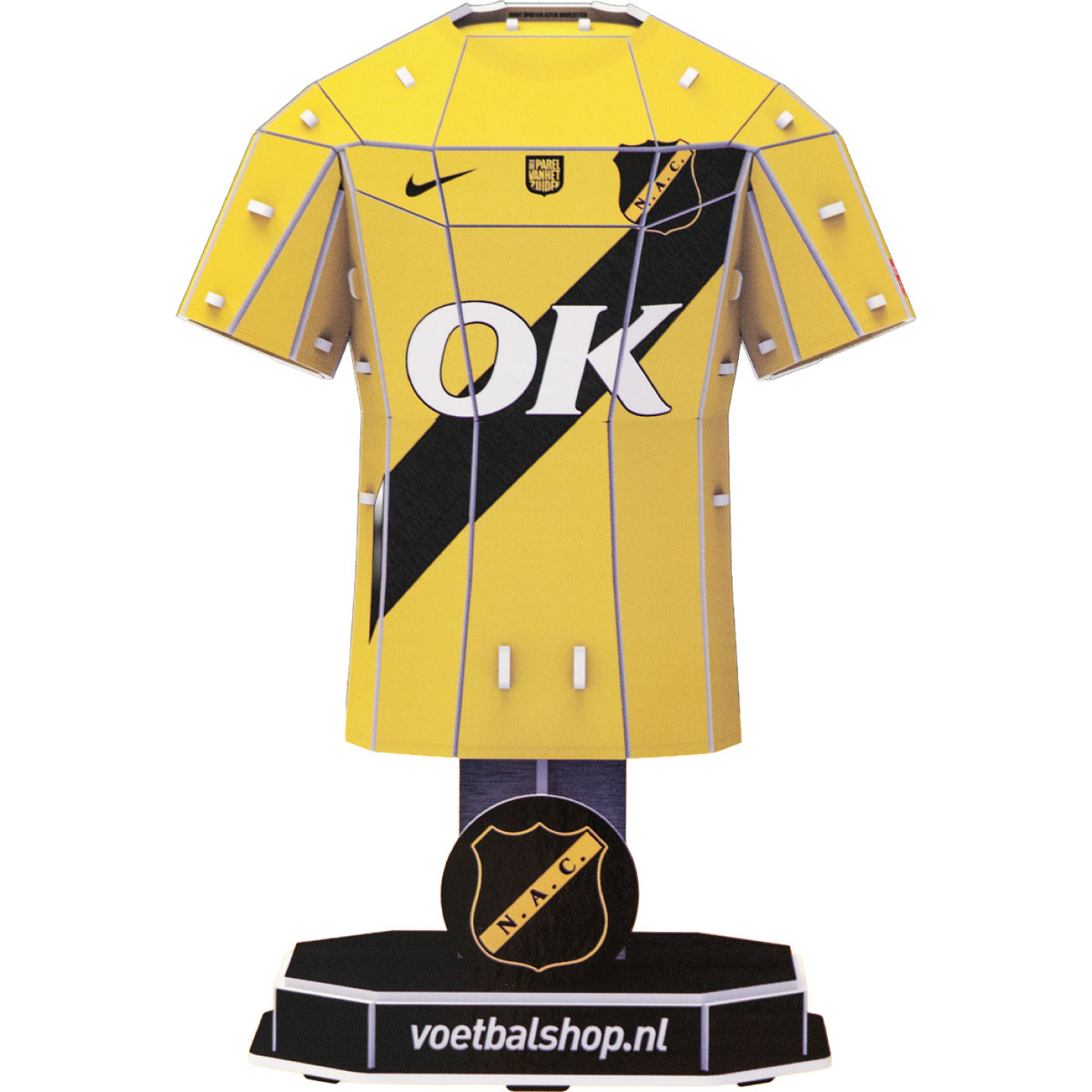 NAC Breda 3D Shirt Puzzle Home Shirt 20cm 2025-2026