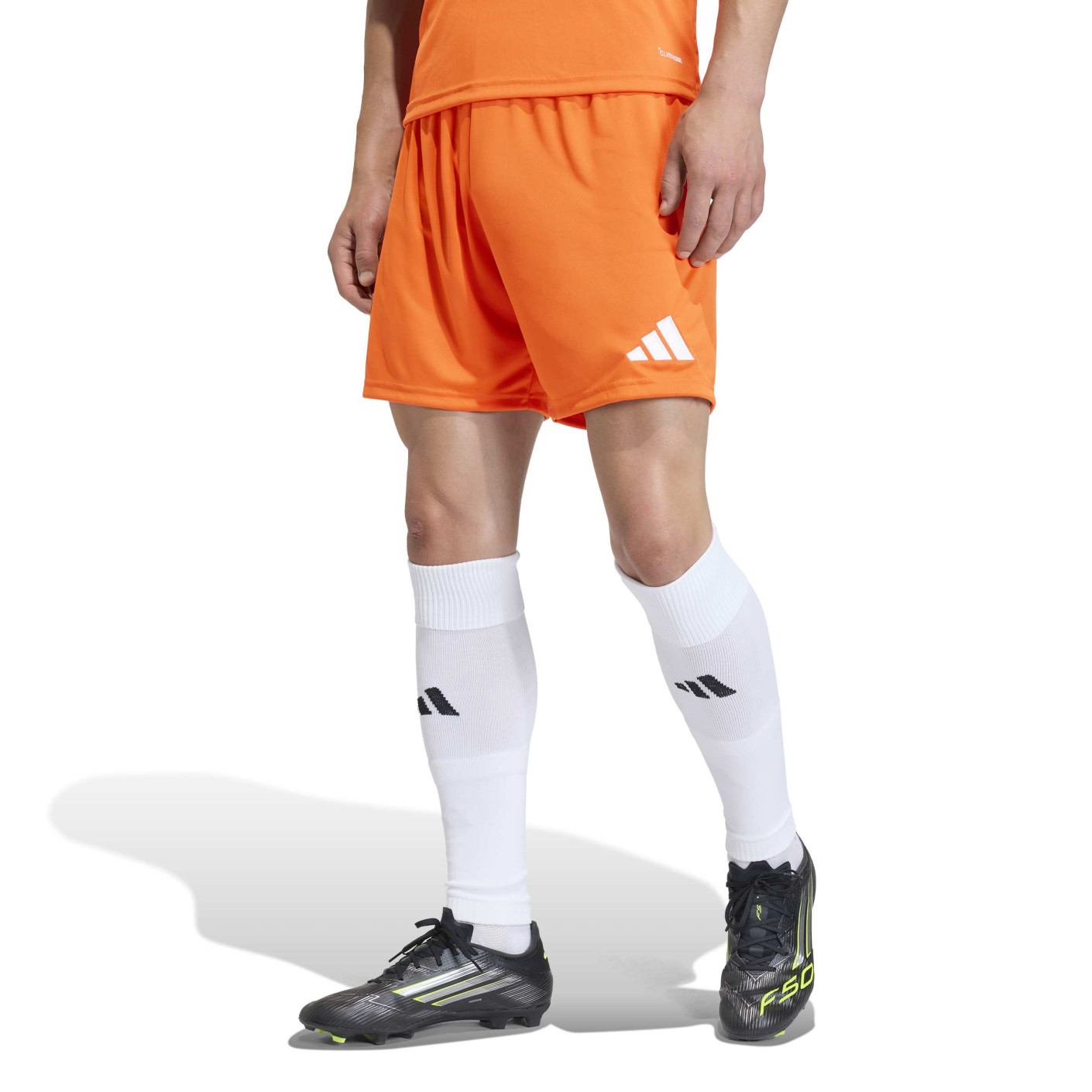 adidas Entrada 26 Voetbalbroekje Oranje Wit