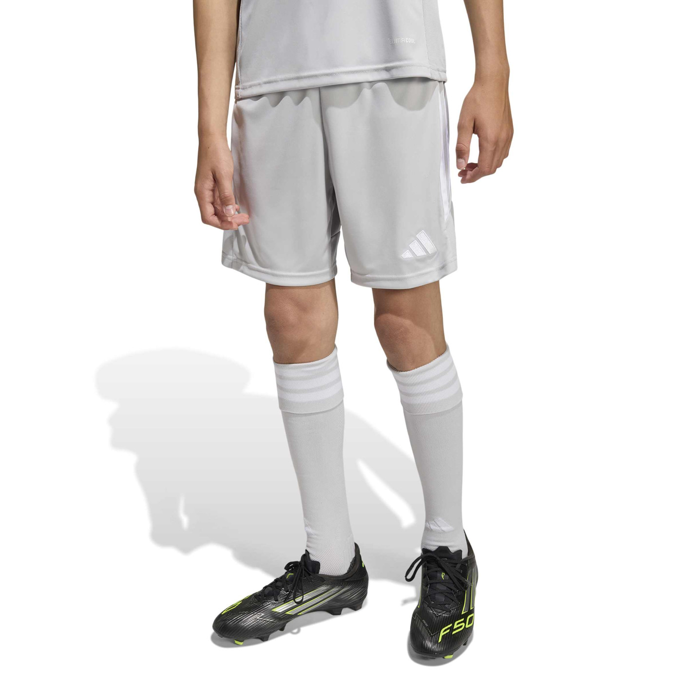 adidas Tiro 26 League Football Shorts Kids Grey White