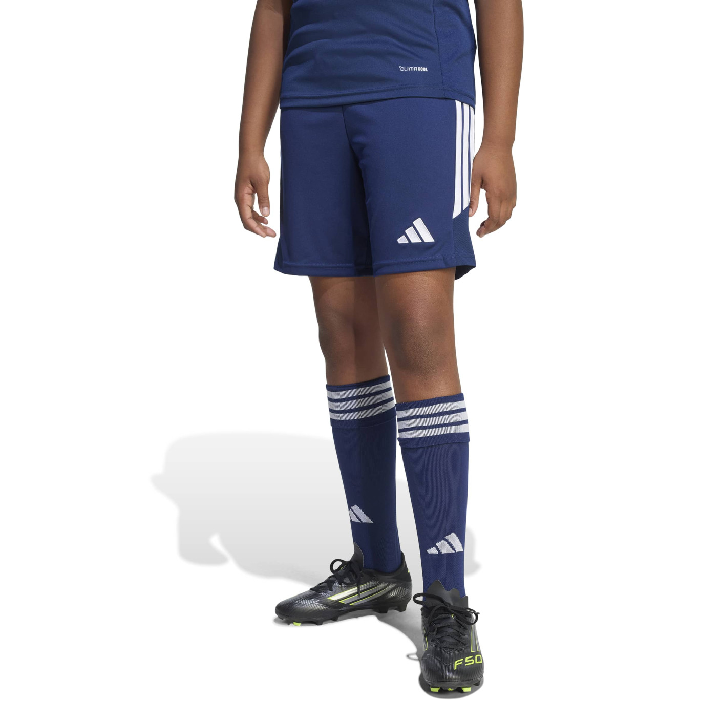 adidas Tiro 26 League Football Shorts Kids Dark Blue White