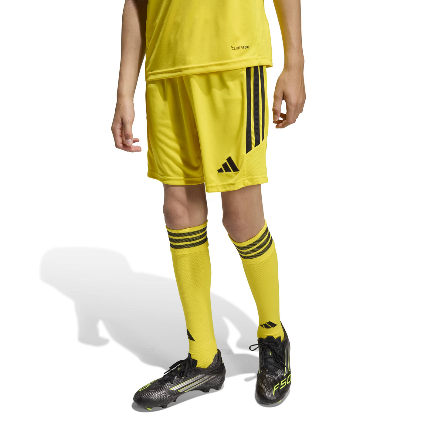 adidas Tiro 26 League Football Shorts Kids Yellow Black