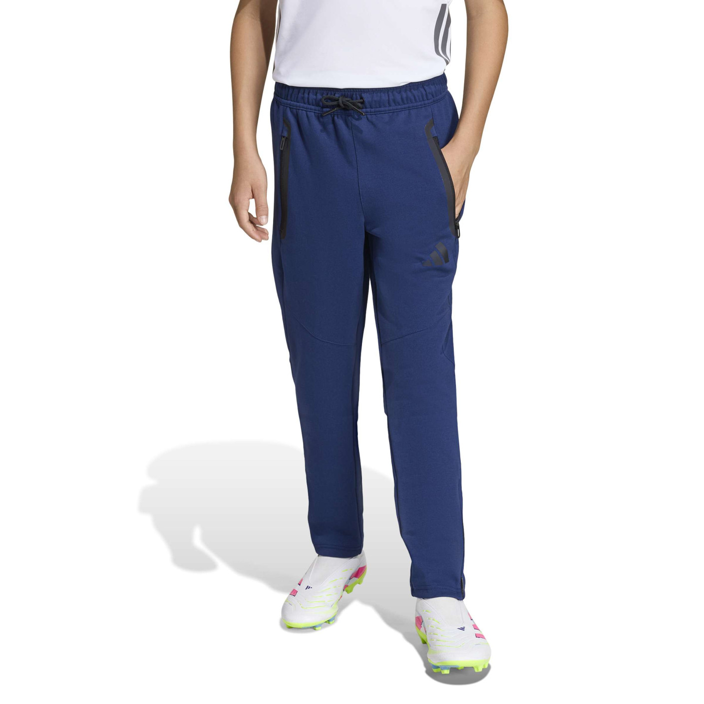 adidas Tiro Travel Sweat Pants Kids Dark Blue