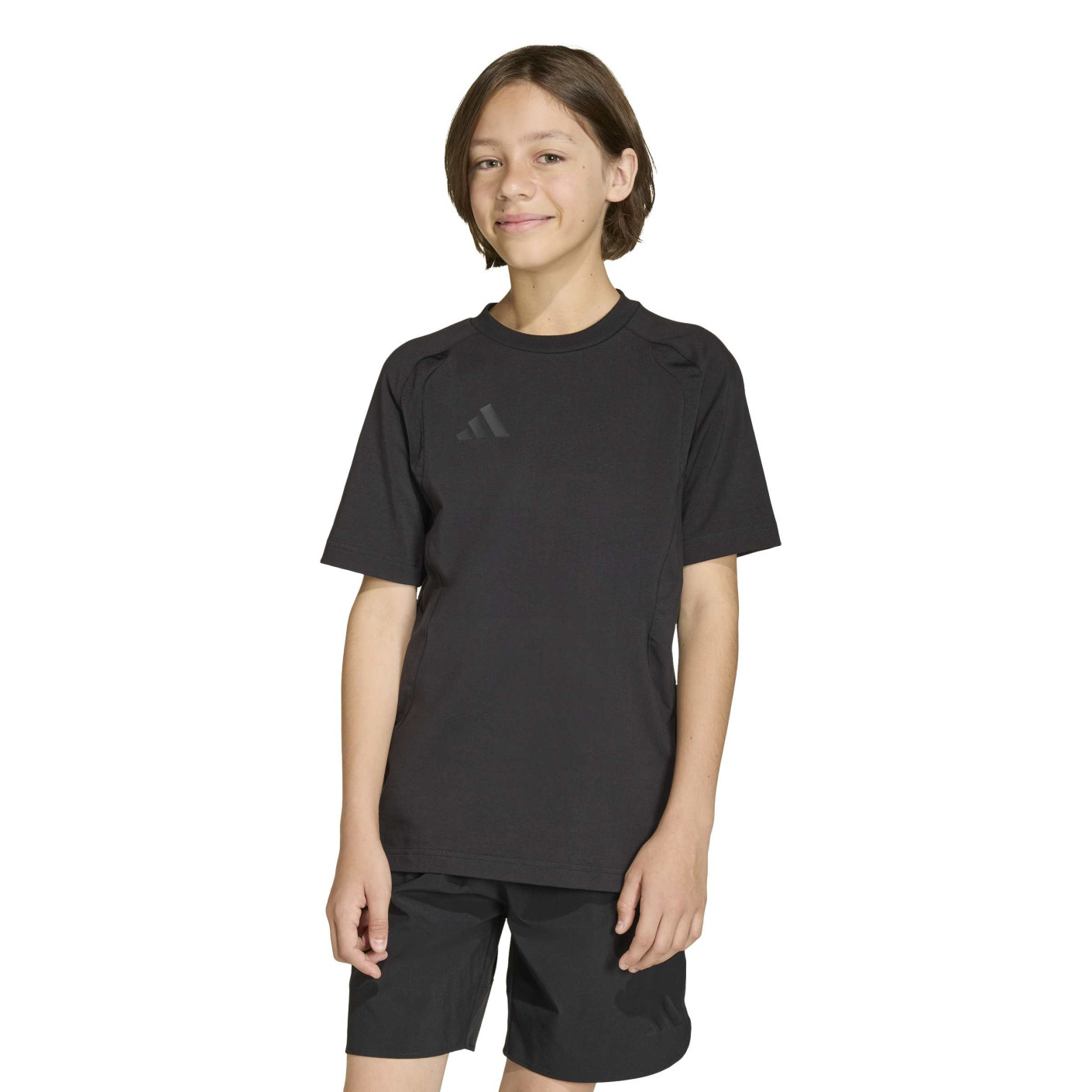 adidas Tiro Travel Kids Training Shirt Black