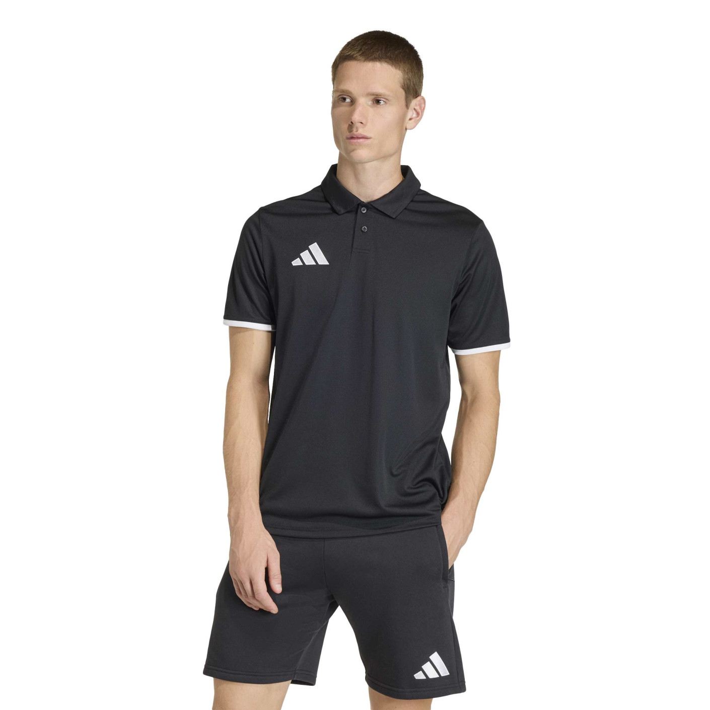 adidas Entrada 26 Polo Zwart Wit