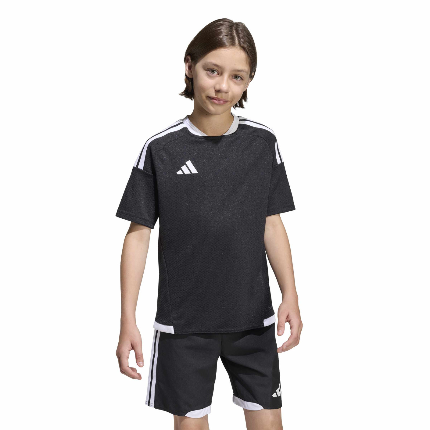 adidas Tiro 26 Competition Voetbalshirt Kids Zwart Wit