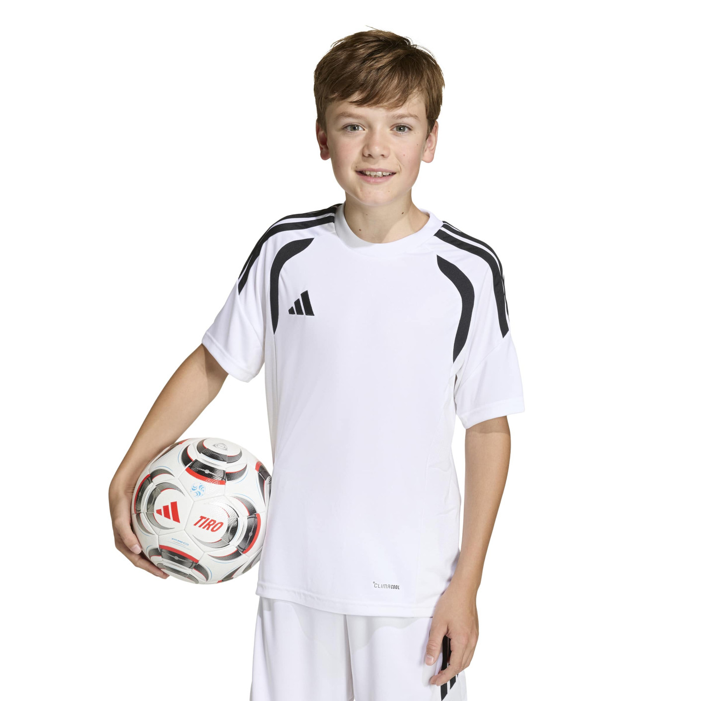 adidas Tiro 26 League Kids Football Shirt White Black
