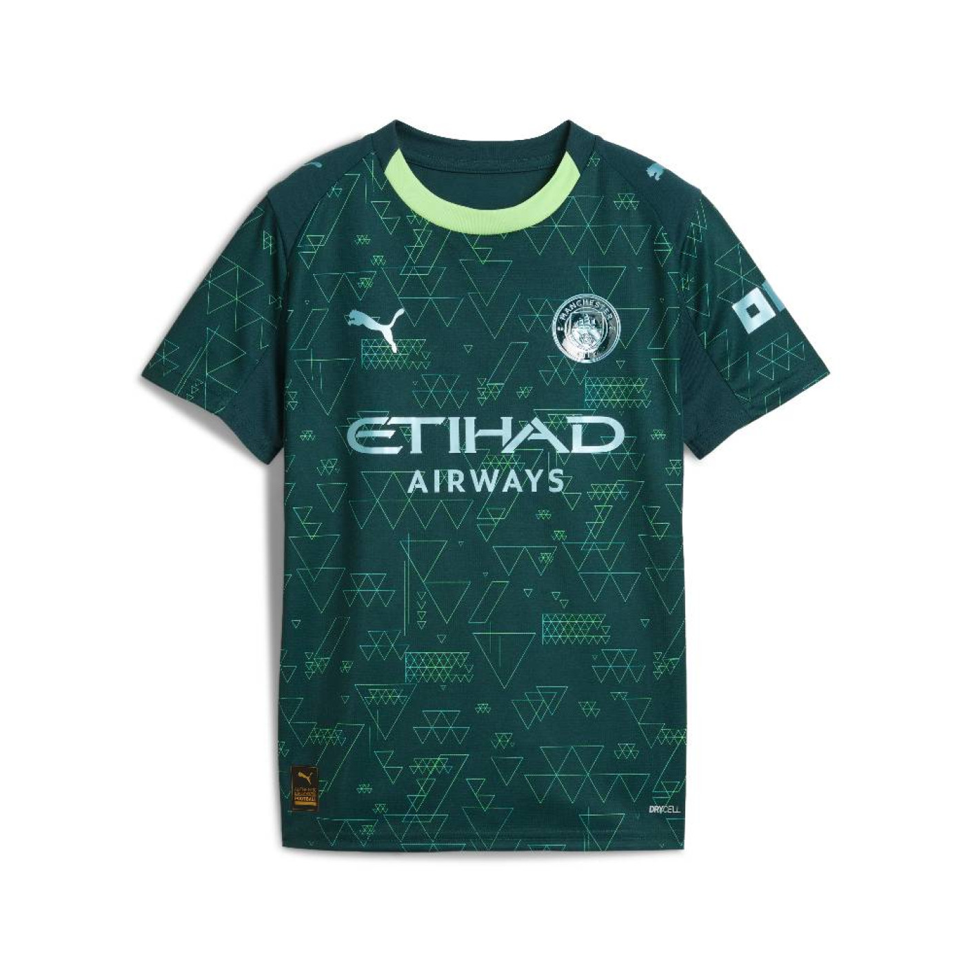 PUMA Manchester City Haaland 9 Fourth Shirt 2025-2026 Kids