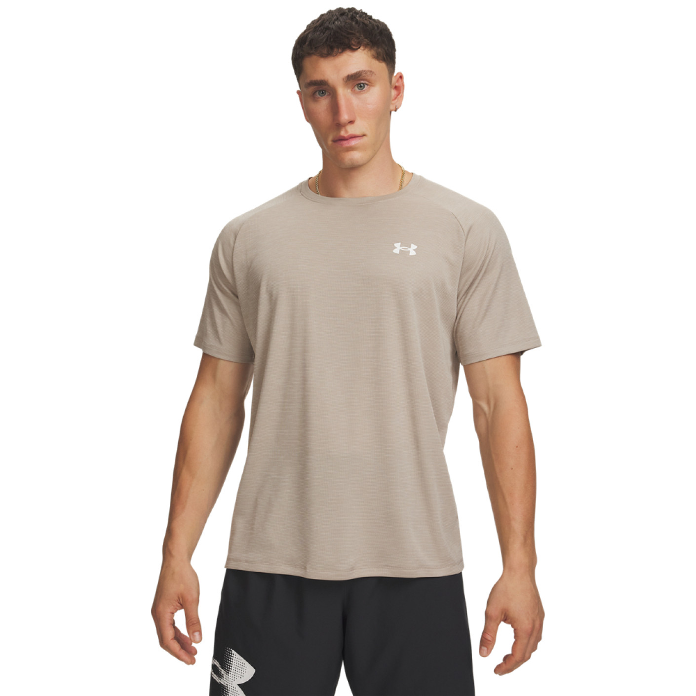 Under Armour Tech Textured Training Shirt Beige White