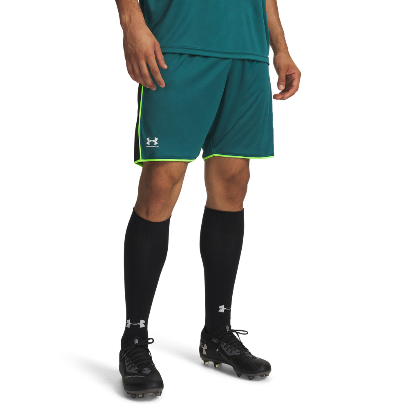 Under Armour Challenger Training Short Dark Green Light Green White