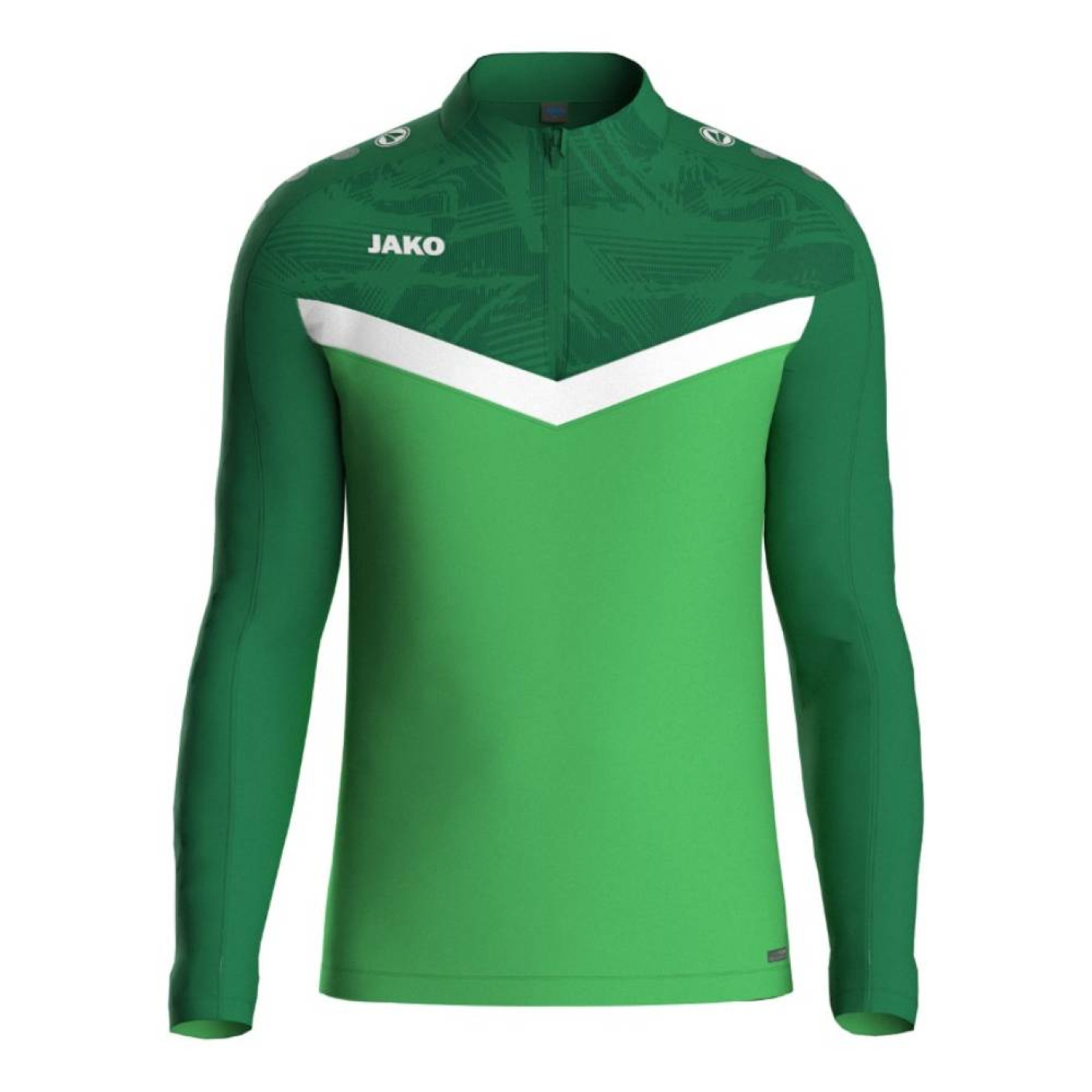 JAKO Iconic Trainingstrui 1/4-Zip Kids Groen