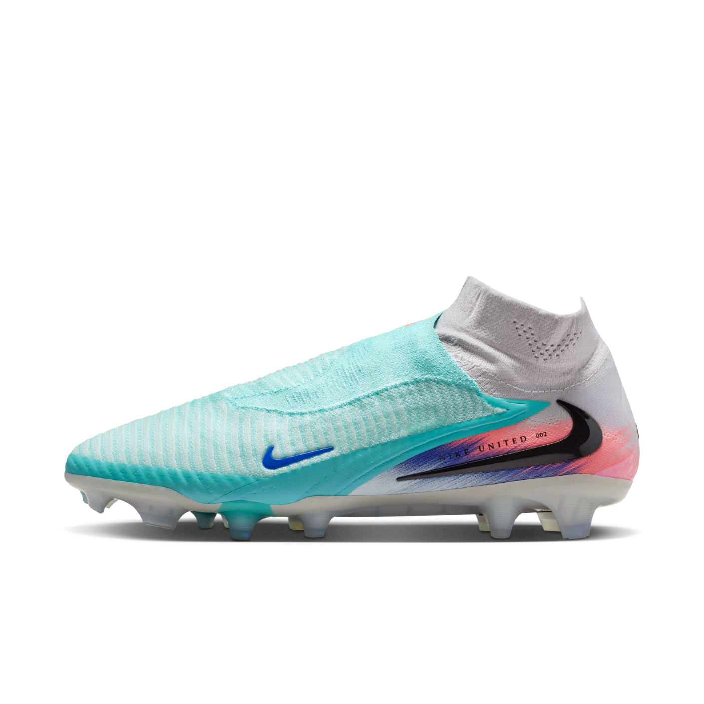 Nike Phantom 6 High Elite Grass Football Boots (FG) Silver