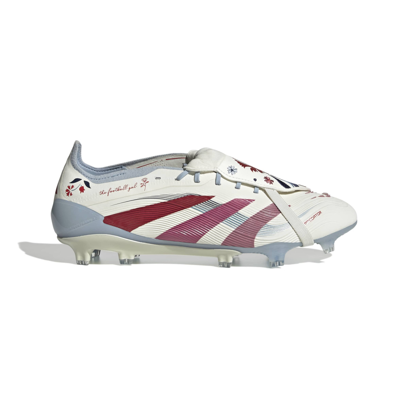adidas Predator TFG Elite FT Gras Football Boots (FG) Off White Grey Pink Red