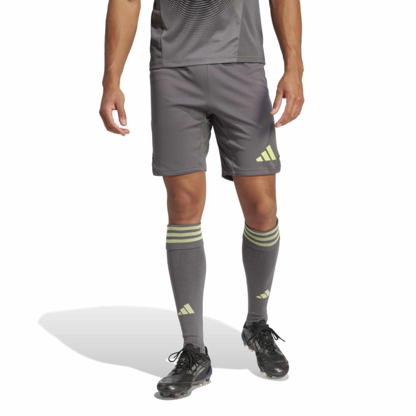 adidas Tiro 25 Pro Keepersbroekje Grijs Geel