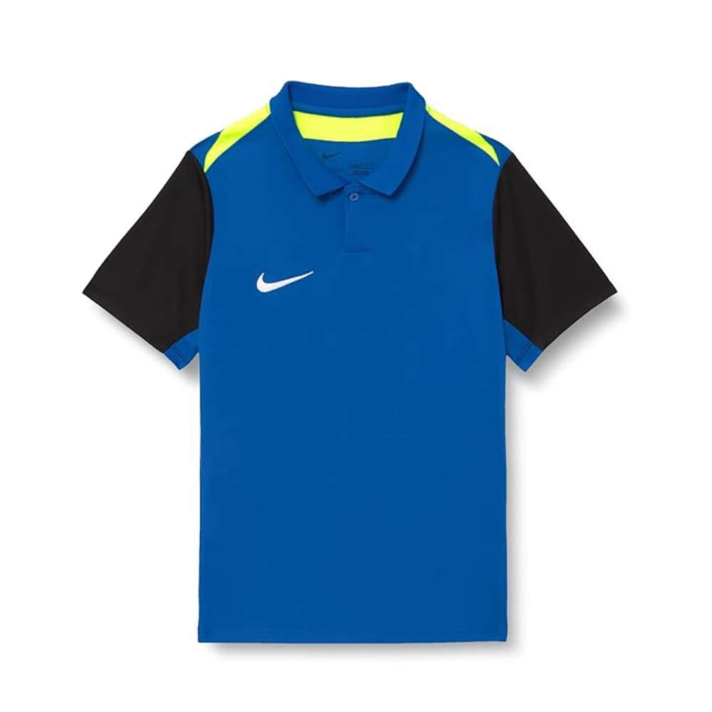 Nike Academy Pro 24 Polo Kids Blauw Zwart Felgeel Wit