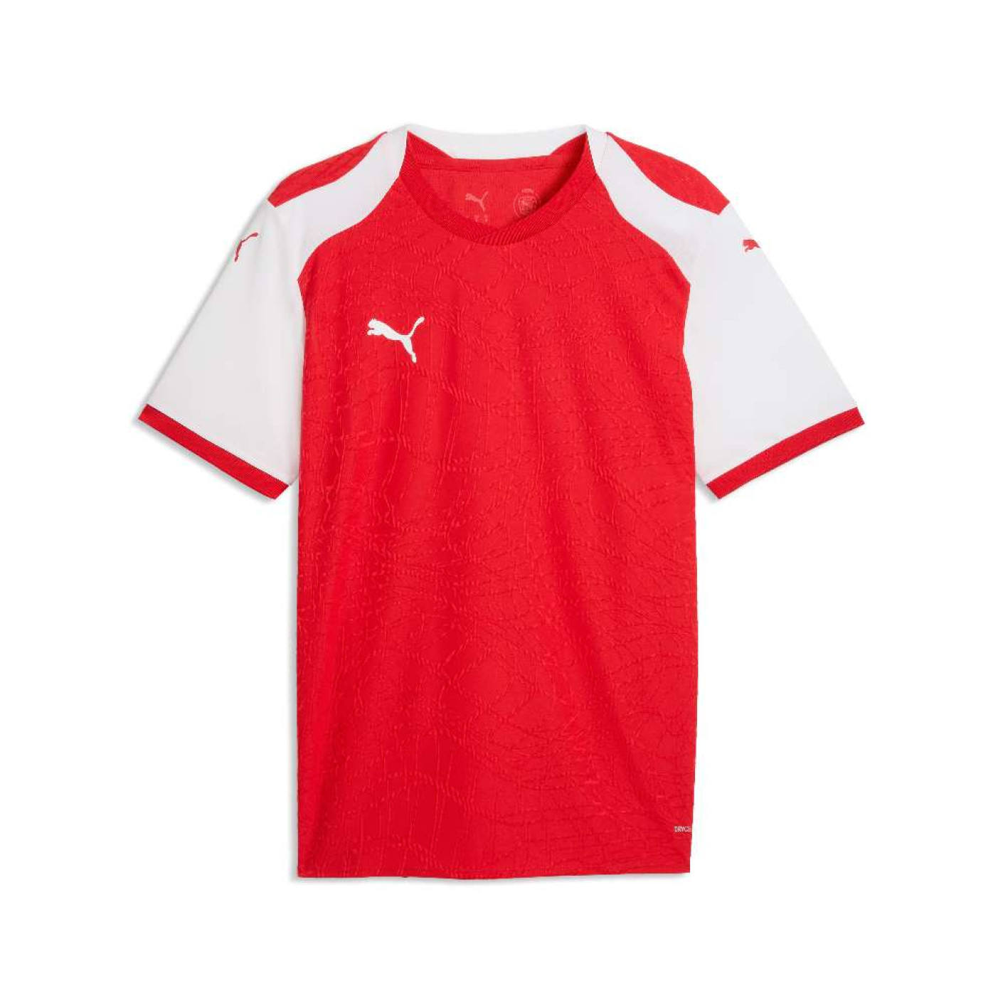 PUMA TeamFinal26 Knit Football Shirt Red White