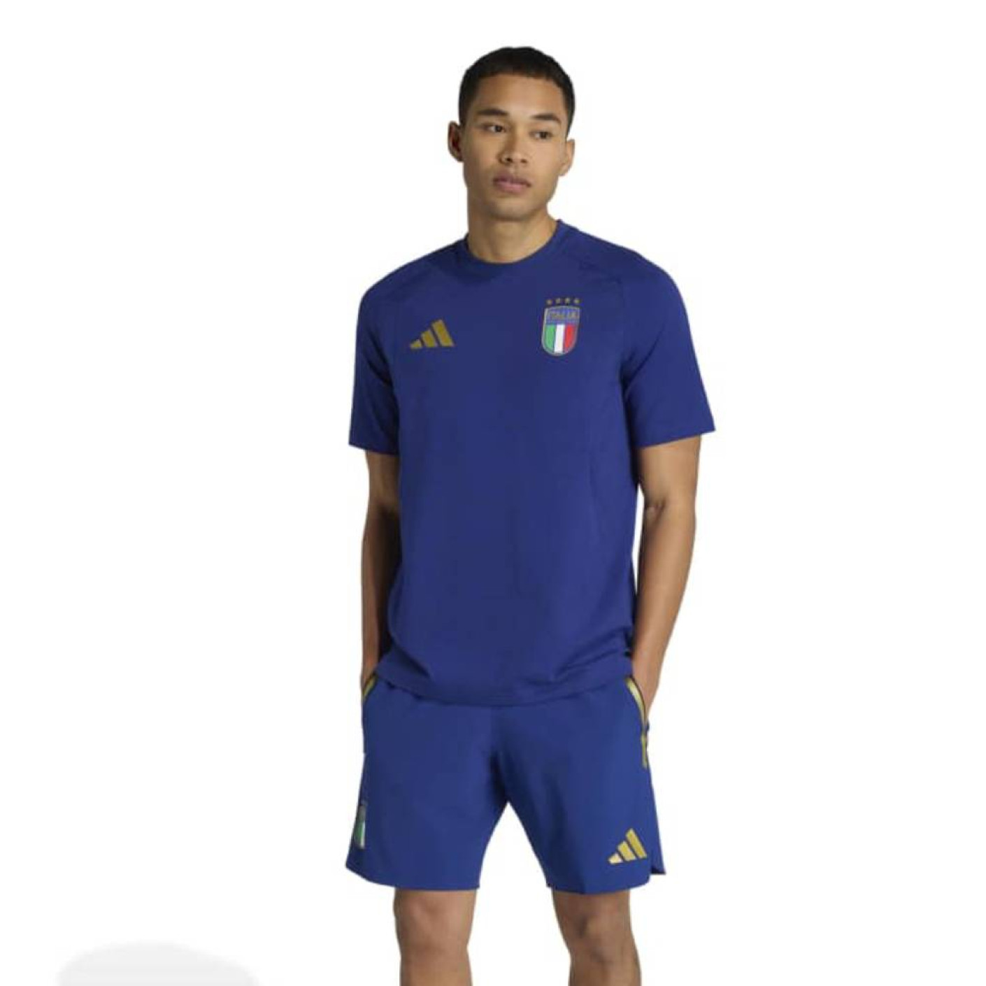 adidas Italy Tiro Travel Set 2026-2028 Blue Gold