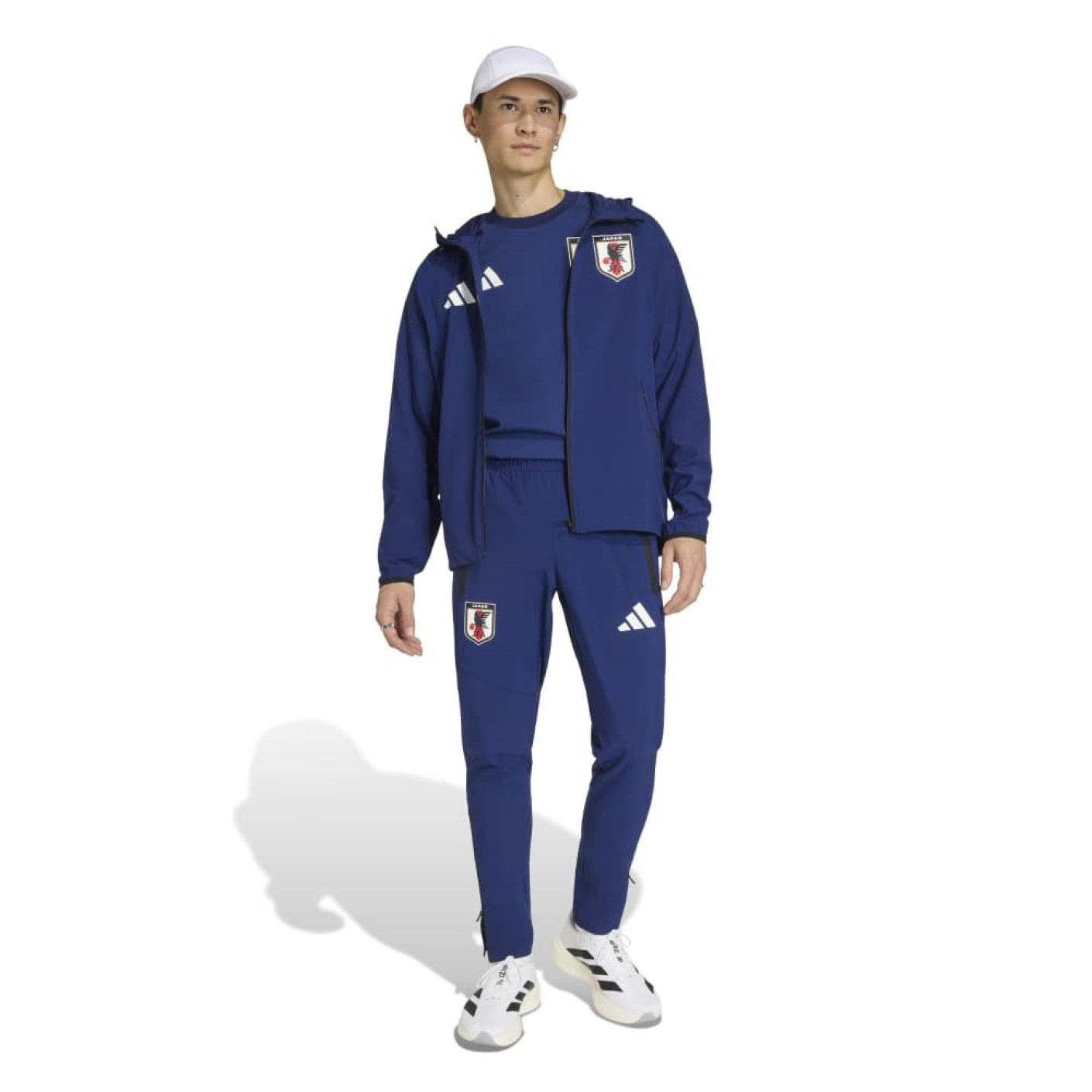 adidas Japan Tiro Travel Tracksuit Full-Zip 2026-2028 Dark Blue White