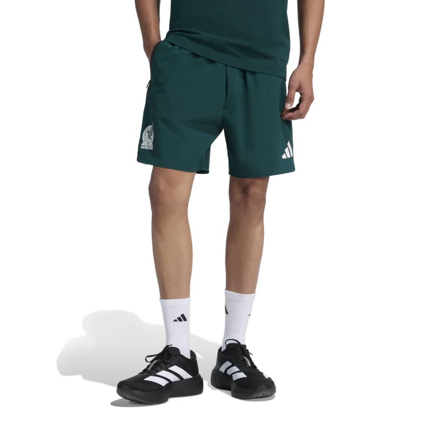 adidas Mexico Tiro Travel Short 2026-2028 Green White