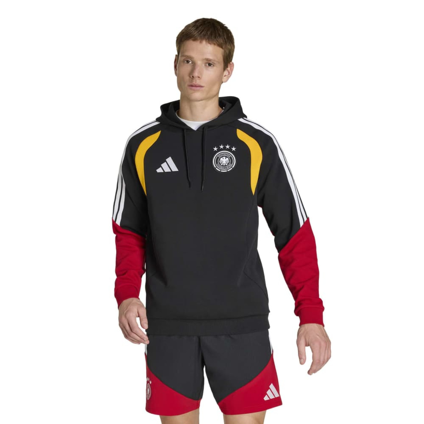 adidas Duitsland Hoodie 2026-2028 Zwart Wit