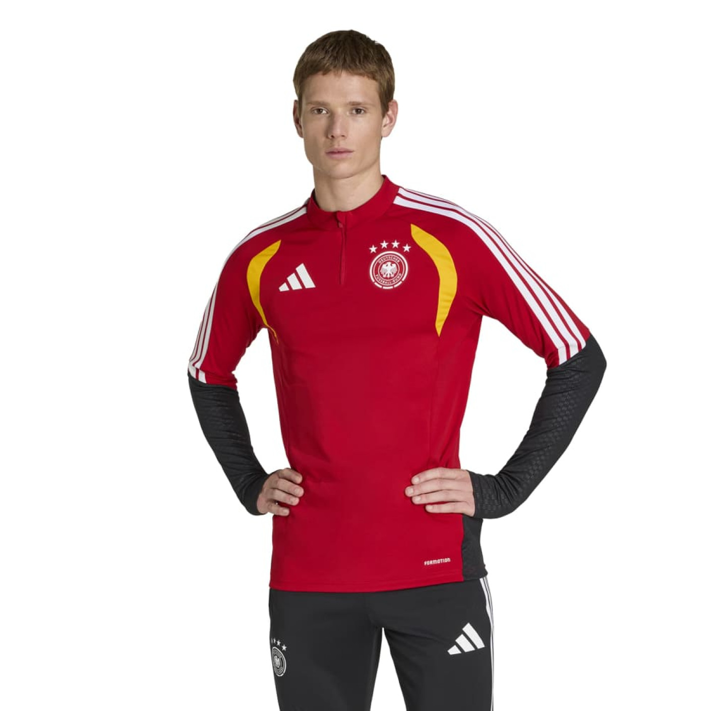 adidas Germany Training sweater 1/4-Zip 2026-2028 Red White