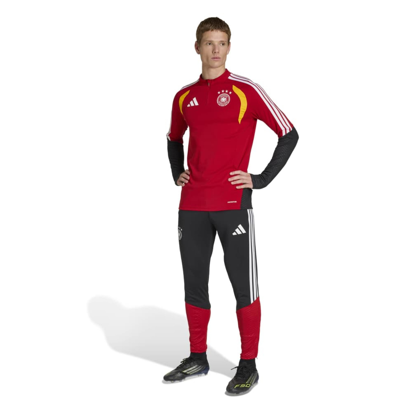 adidas Germany Tracksuit 1/4-Zip 2026-2028 Red Black