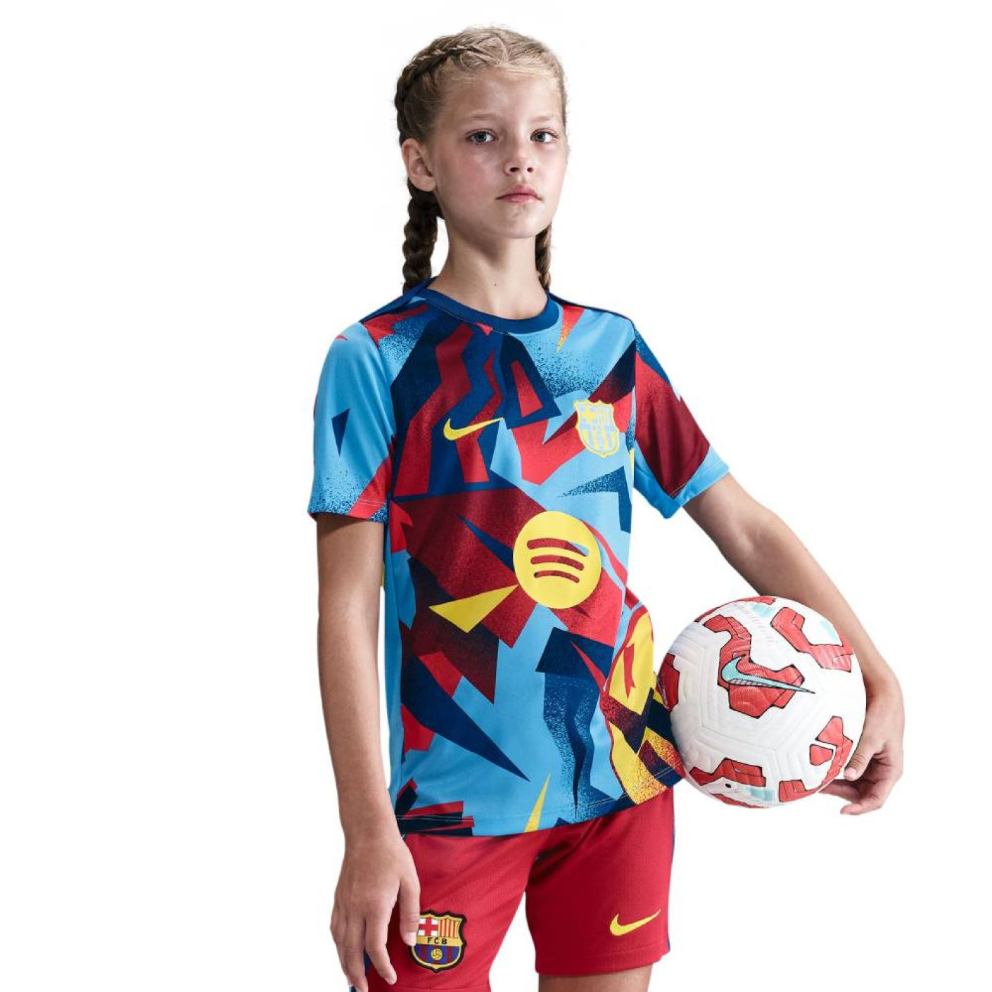 Nike FC Barcelona Pre-Match Trainingsshirt 2025-2026 Kids