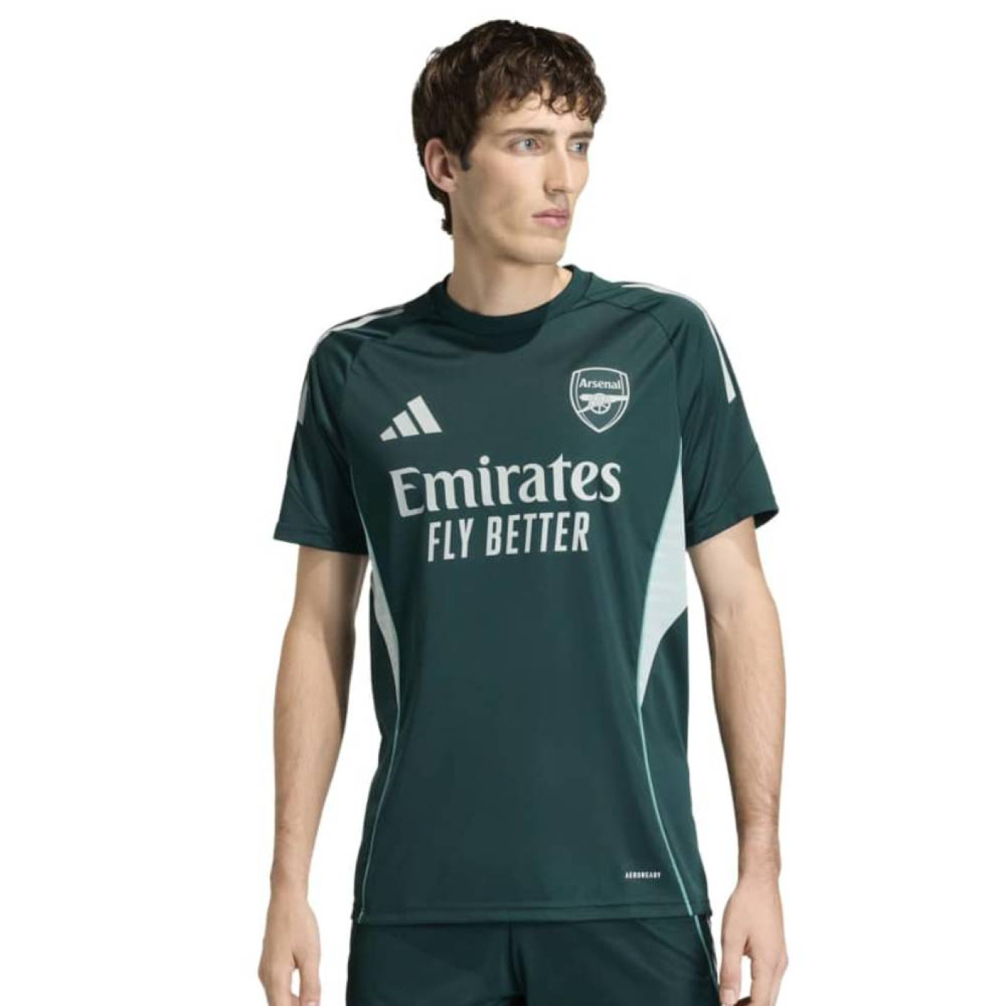 adidas Arsenal Training Shirt 2025-2026 Dark Green Grey