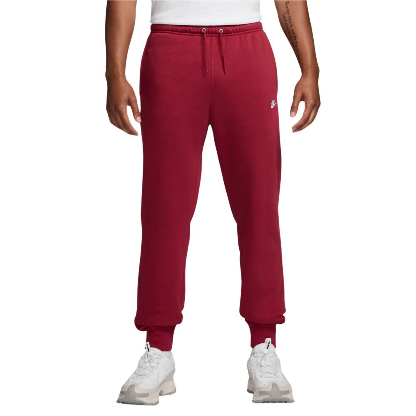 red and white nike sweats