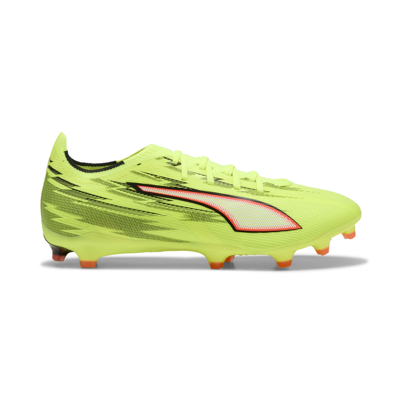 PUMA Ultra 6 Match Gras / Kunstgras Voetbalschoenen (MG) Neongeel Rood Zwart